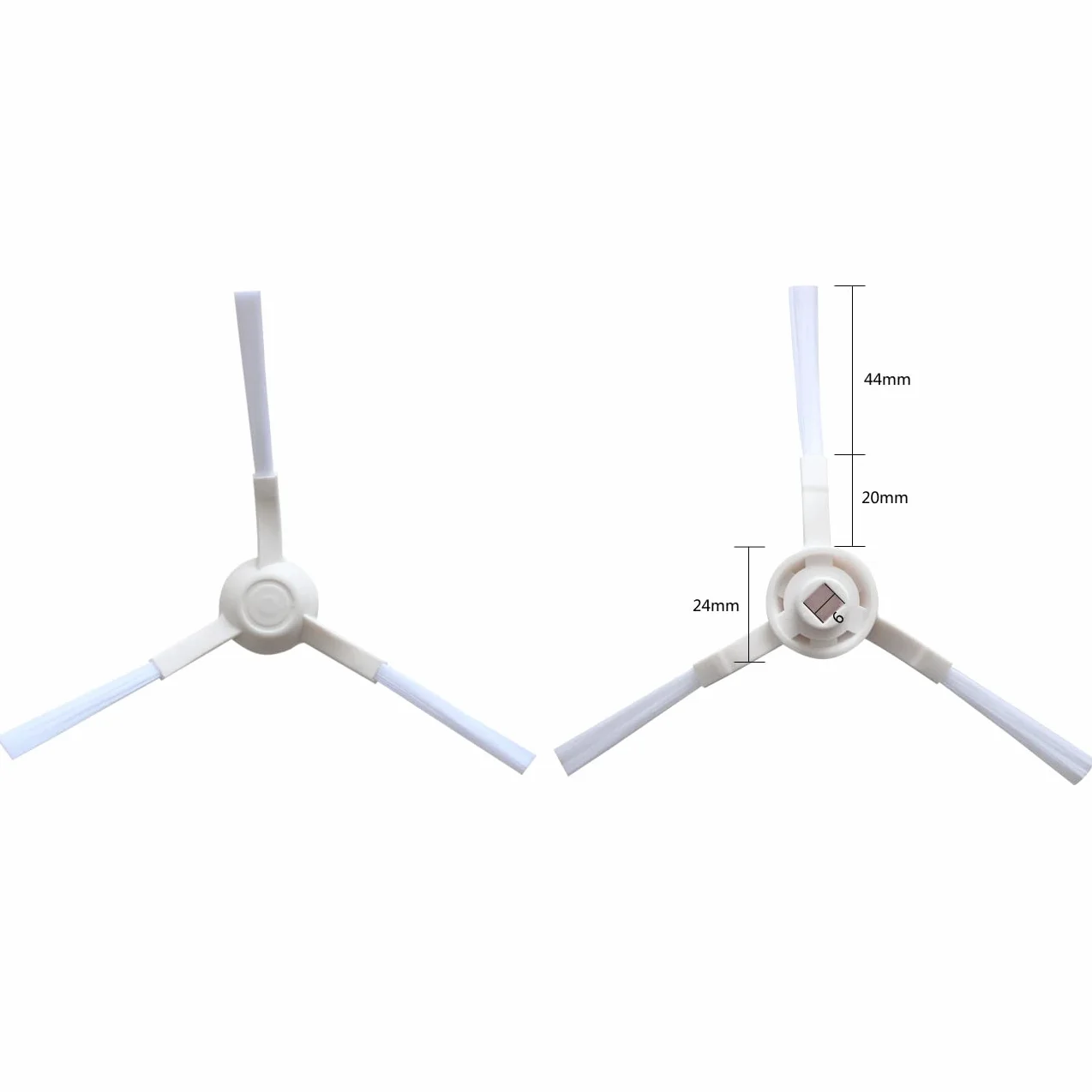 Akcesoria, części zamienne do Xiaomi Robot S12 Vacuum Mop 2S Mop Pro STYTJ02YM XMSTJQR2S 4 ściereczki 2 szczotki główne, 4 szczotki boczne, 4 filtry
