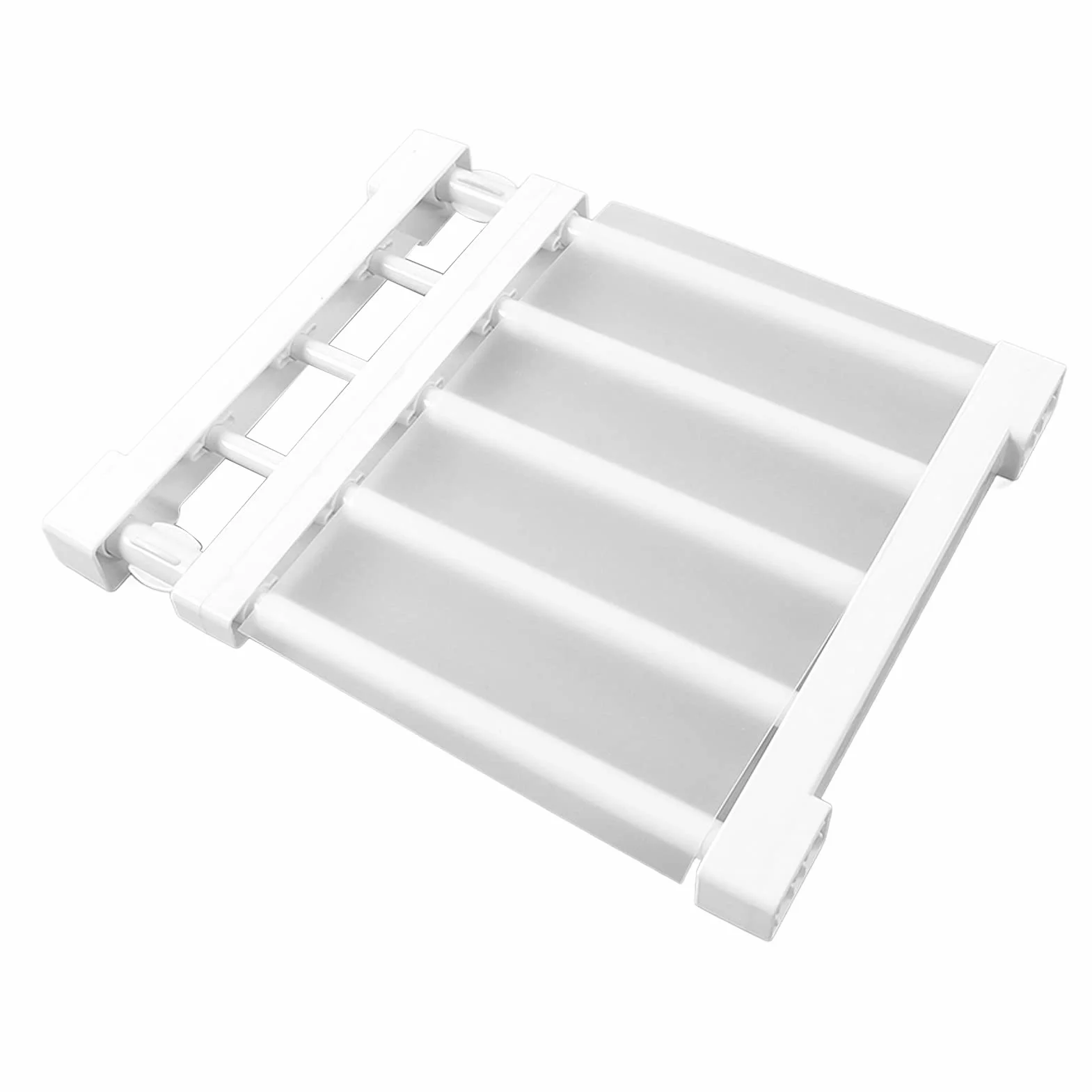 Keenso Półka Napinana do Szafy DIY, Szafka na Gwoździe, Stojak do Przechowywania do Szafy, Półka na Książki, materiał Premium o Nośności od 0 do 20 Kg (Długość 30-40 cm / 11,8-15,7 cala)