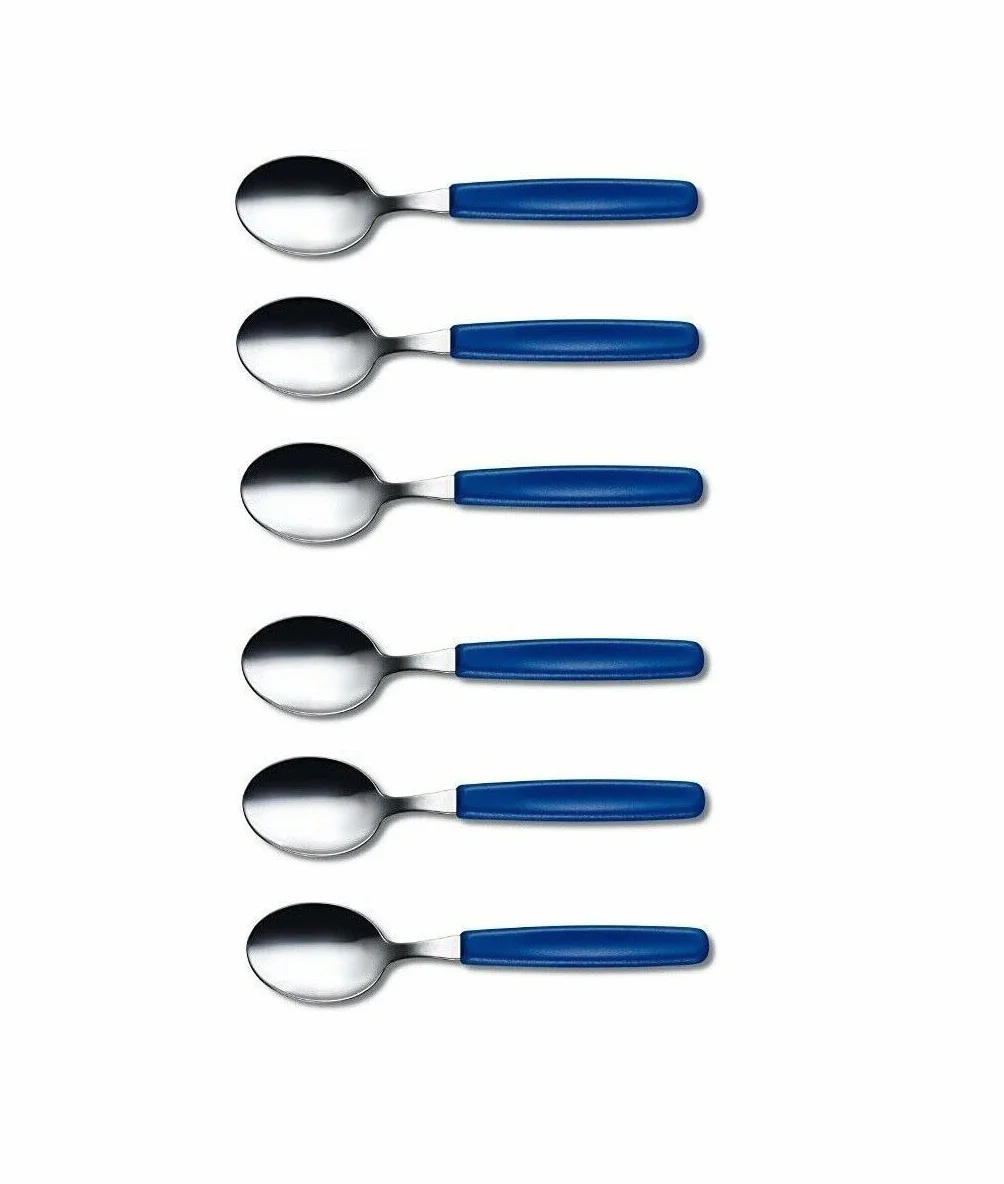 Victorinox Łyżki stołowe niebieskie zestaw 6 sztuk, 5.1552