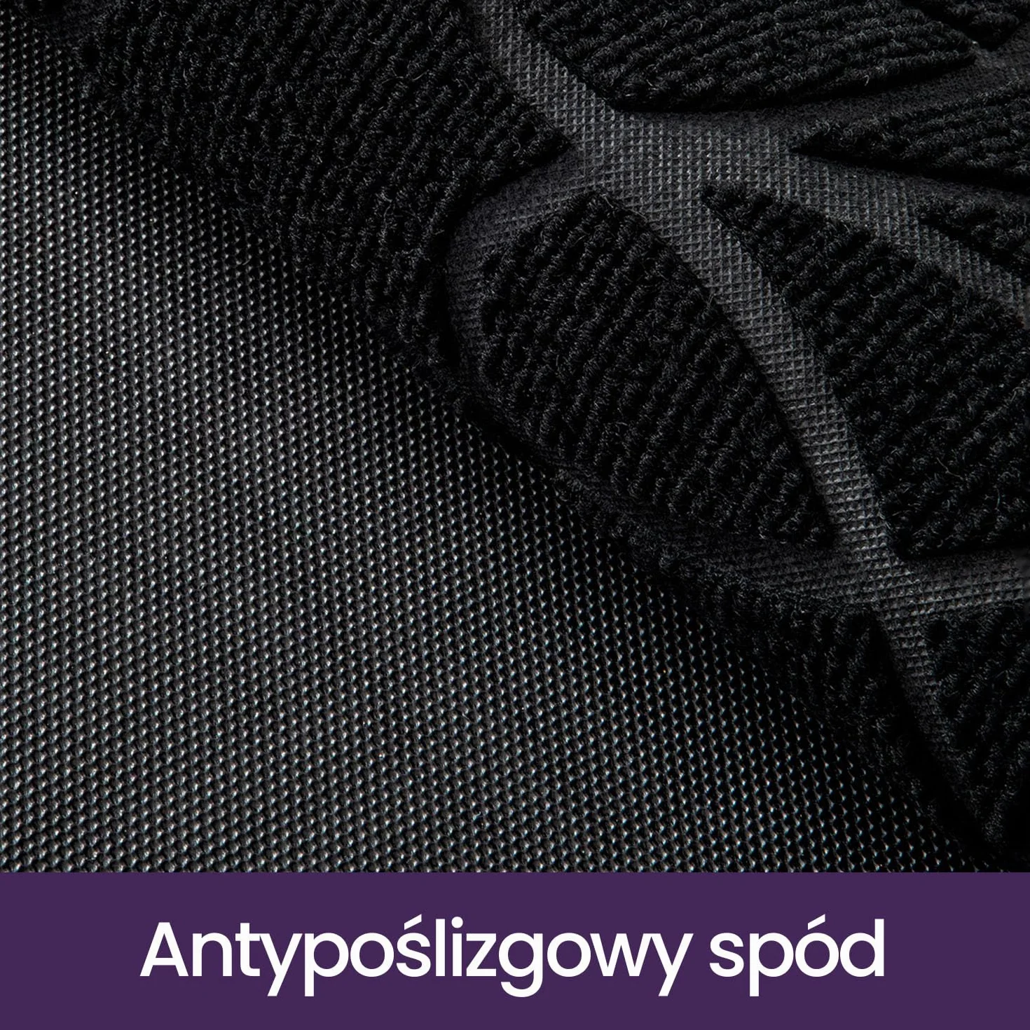 DEXI Antypoślizgowa wycieraczka zewnętrzna 44 x 75 cm, chłonna wycieraczka wewnętrzna, zmywalna mata wejściowa, wytrzymała, wycieraczka do korytarza, ogrodu, podwórza - czarna