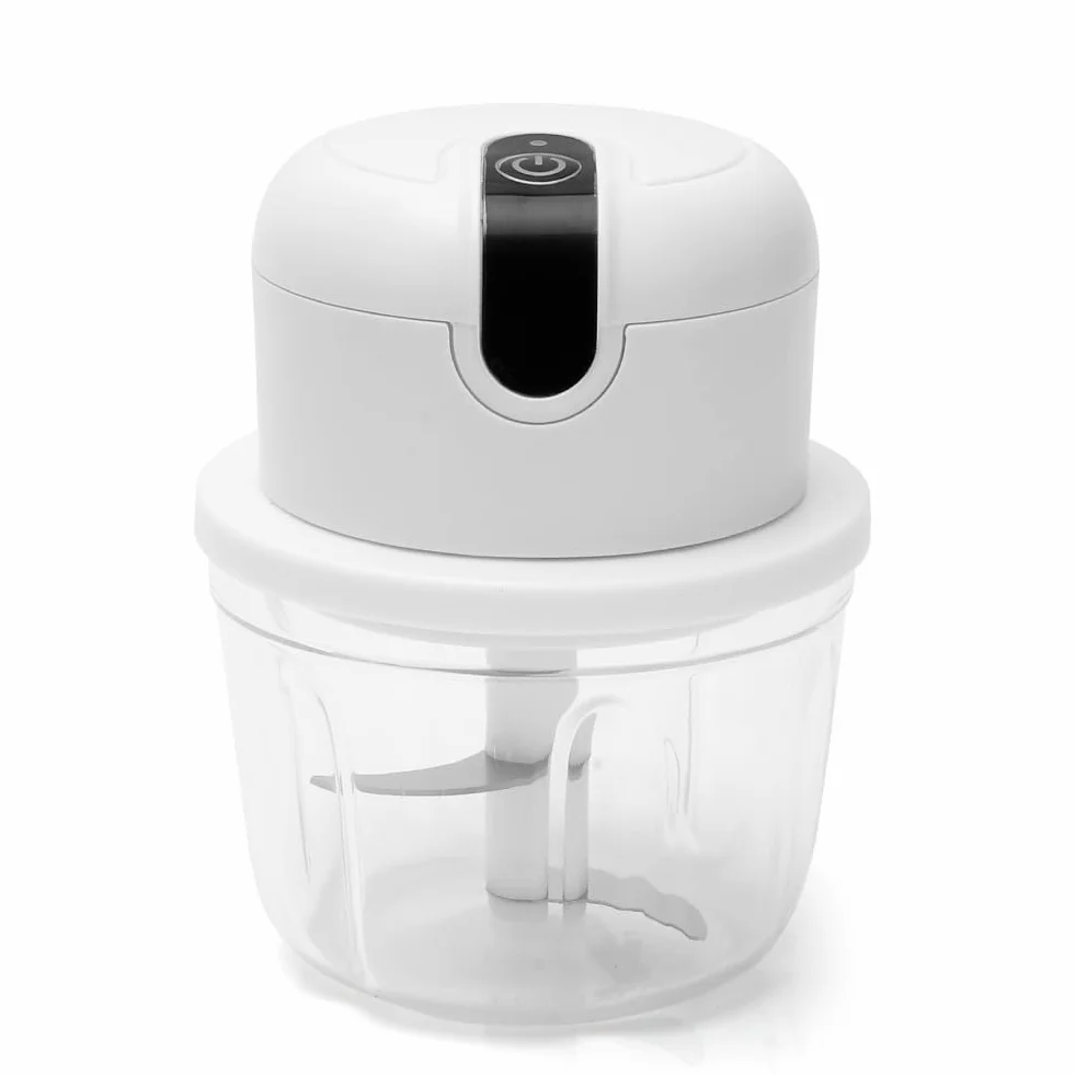 LOMUG Elektryczny Rozdrabniacz 350ml,Maszynka do mięsa, Elektryczna niszczarka kuchenna,USB - do cebuli, owoców, orzechów, mięsa i czosnku