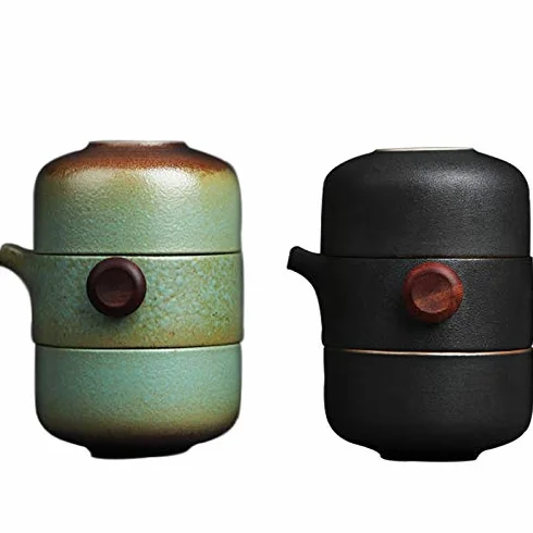 Japoński ceramiczny czajniczek do herbaty Gaiwan ręcznie robiony przenośny podróżny zestaw do herbaty do biura
