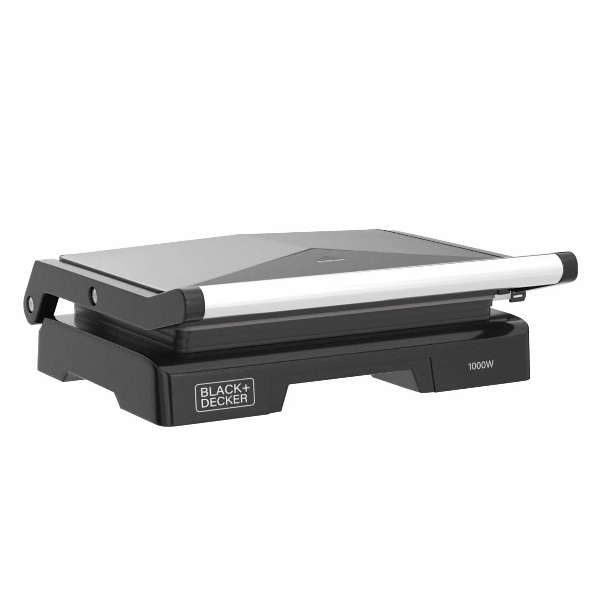 BLACK+DECKER BXGR1000E grill kontaktowy, 1000 W, tworzywo sztuczne, czarny