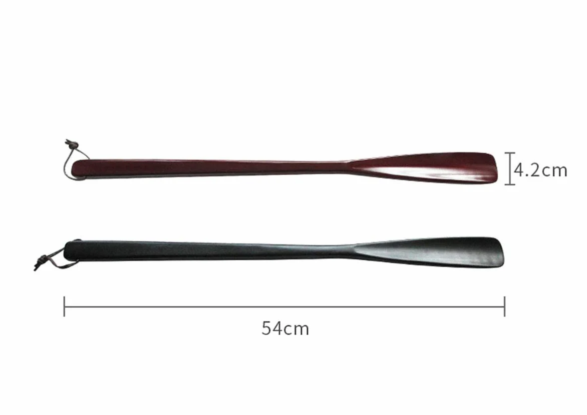 Drewniana łyżka do butów z długą rączką, 54 cm(B 54cm)