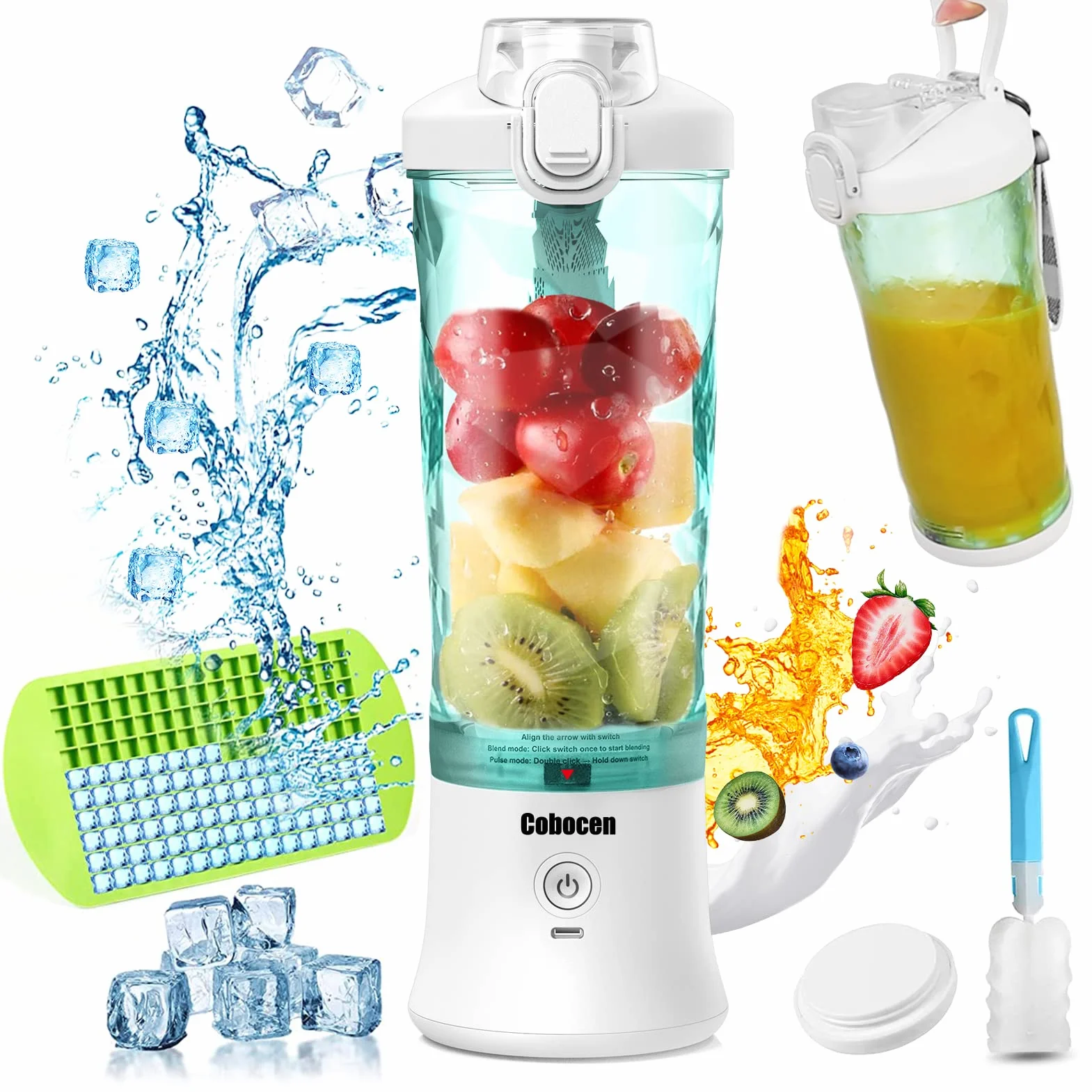 Amicool Maker To Go Blender, Biały, 600 ml