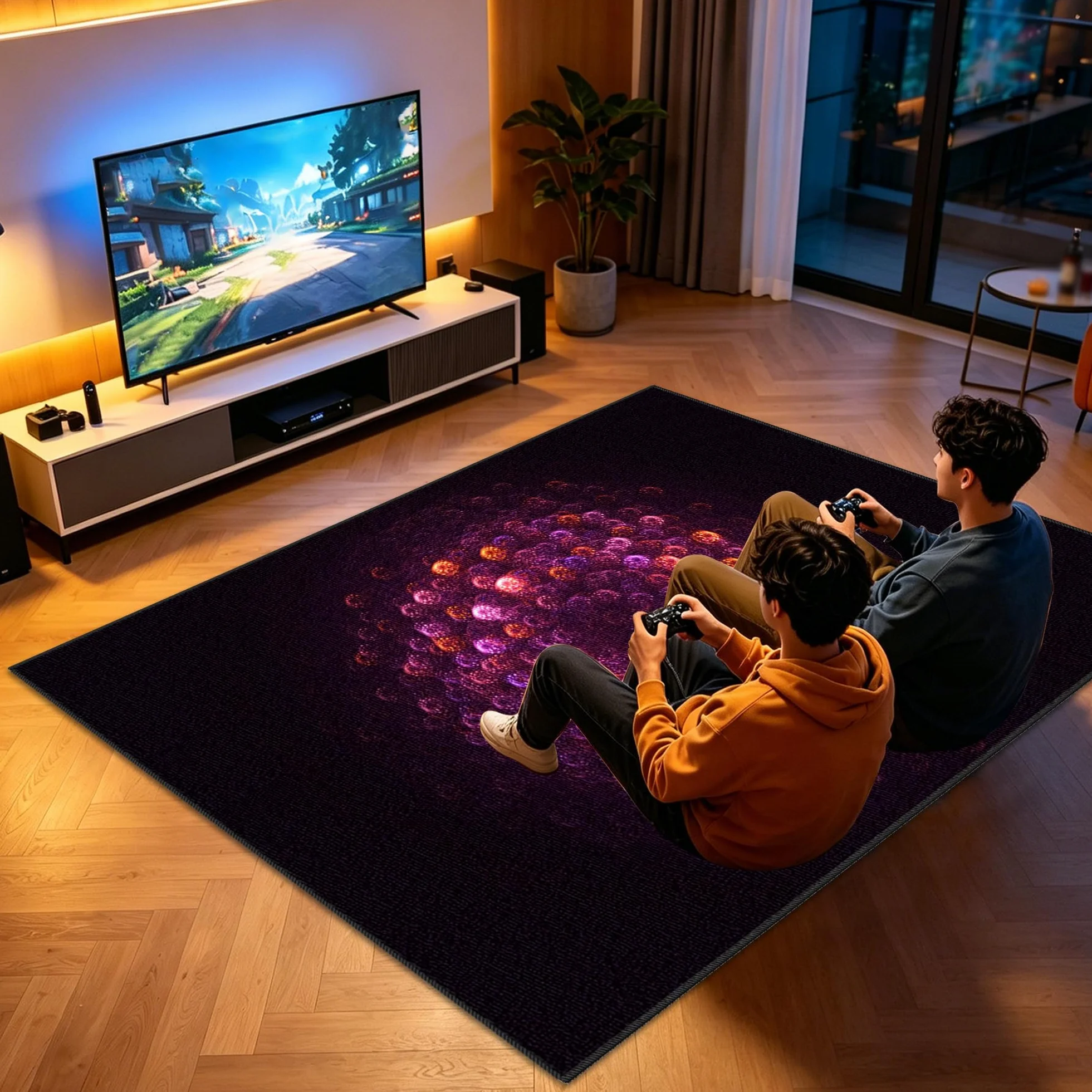 Dywan do sypialni Gaming Mata do gier na krzesło komputerowe 130 x 190 cm Antypoślizgowy dywan krzesło do gier na salę zabaw Dywan do salonu dla graczy Chłopiec