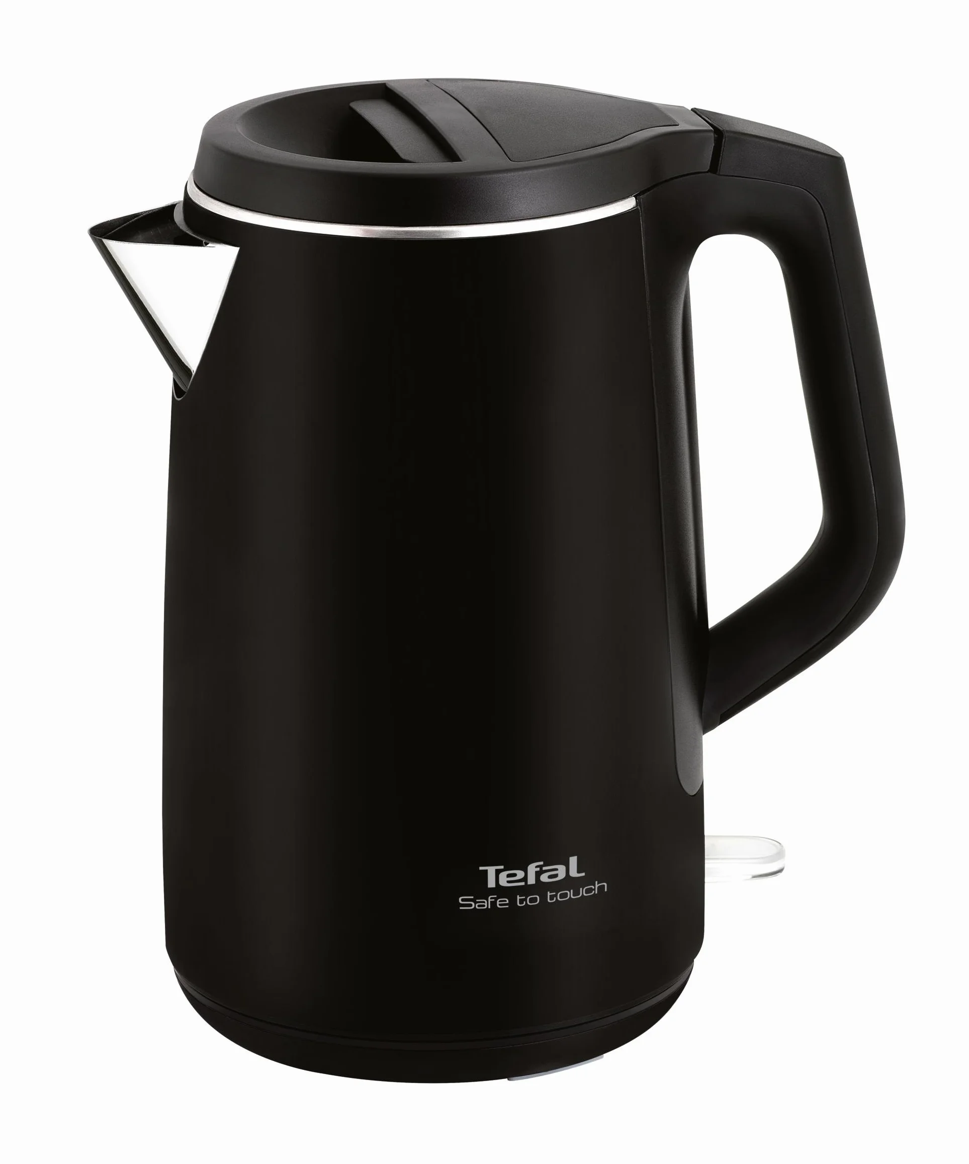 Tefal Safe to Touch KO3718 | podwójne ścianki | 1,5 l | pokrywa pomocnicza | otwór obracany o 360° | czarny