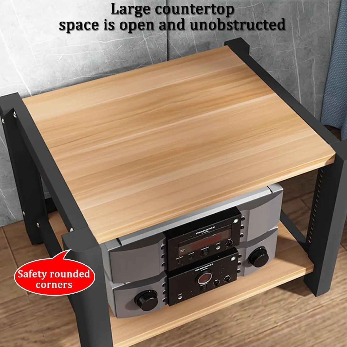 HiFi o Rack, 2/3/4/5-poziomowy stojak na telewizor i o Equint, szafka na gramofony i płyty winylowe, Blu-ray Sto, przetwornik cyfrowo-analogowy i wzmacniacz nizer