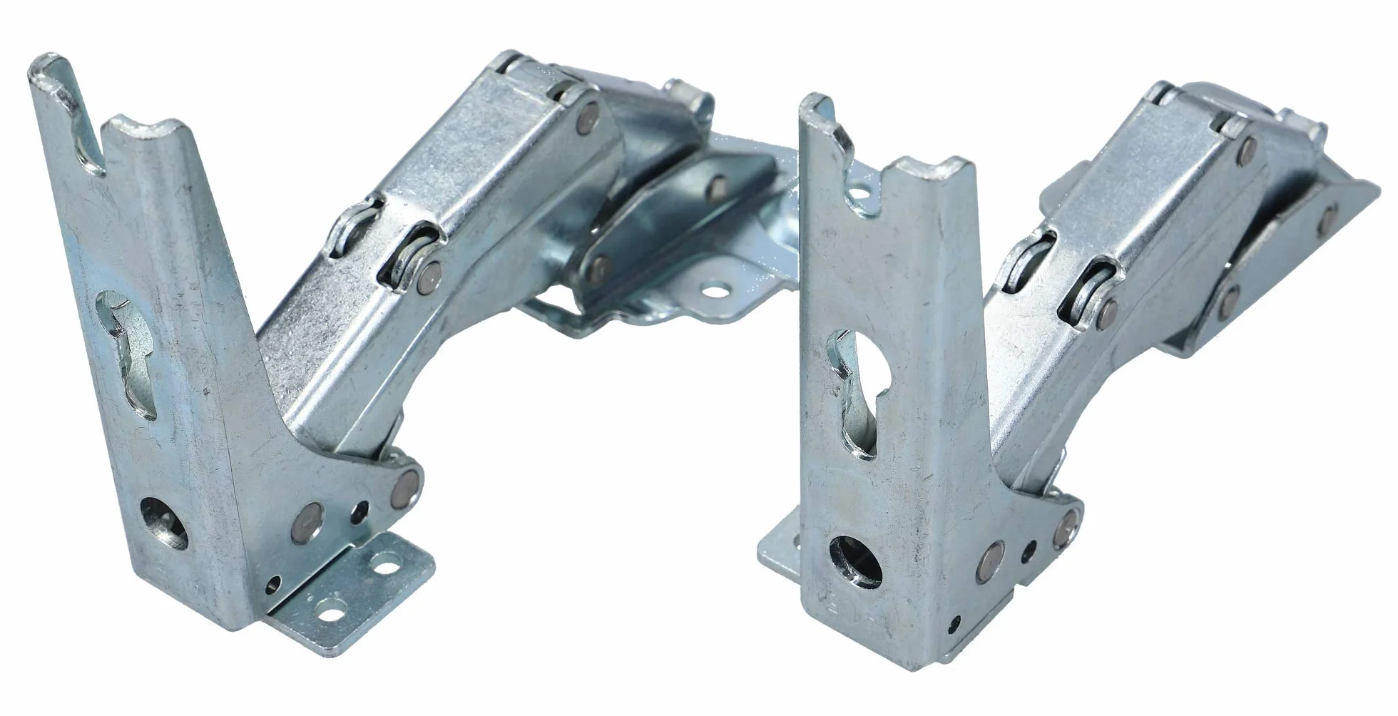 DL-pro Zawias drzwiowy zestaw górny i dolny do AEG Electrolux 2211202045 + 2211201047 zawias Hettich do lodówki Santo