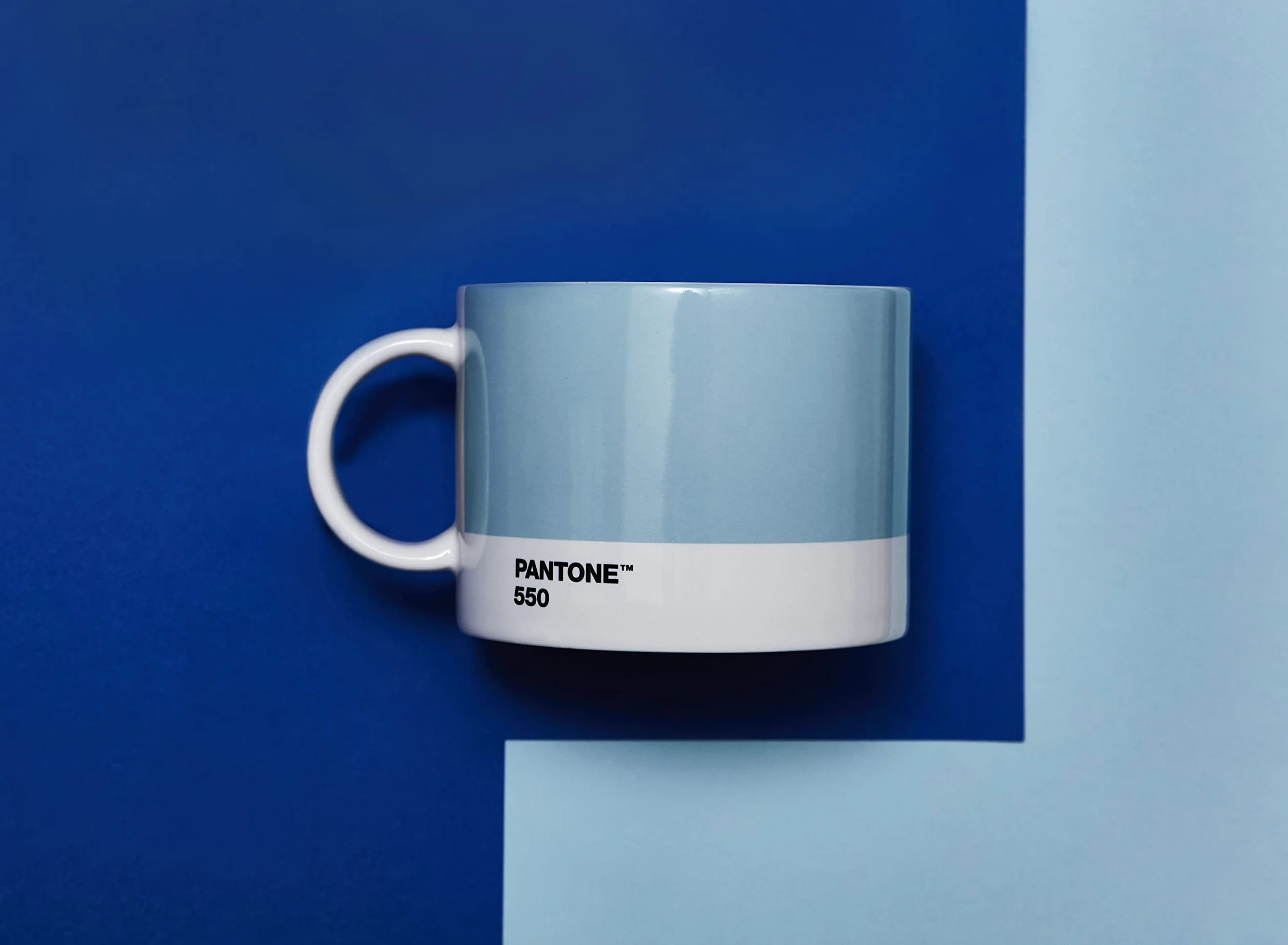 Copenhagen Design Pantone filiżanka do herbaty, 475 ml, porcelana, jasnoniebieska 550, 10,4 x 10,4 x 8 cm, jeden rozmiar