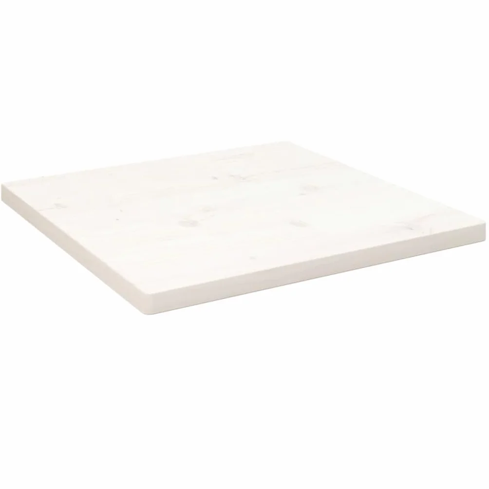 Kwadratowy blat stołu z litego drewna sosnowego 40 x 40 x 2,5 cm – wszechstronne meble kuchenne, biurko do gier, blat łazienkowy lub stół komputerowy i stylowy design do użytku domowego i biurowego