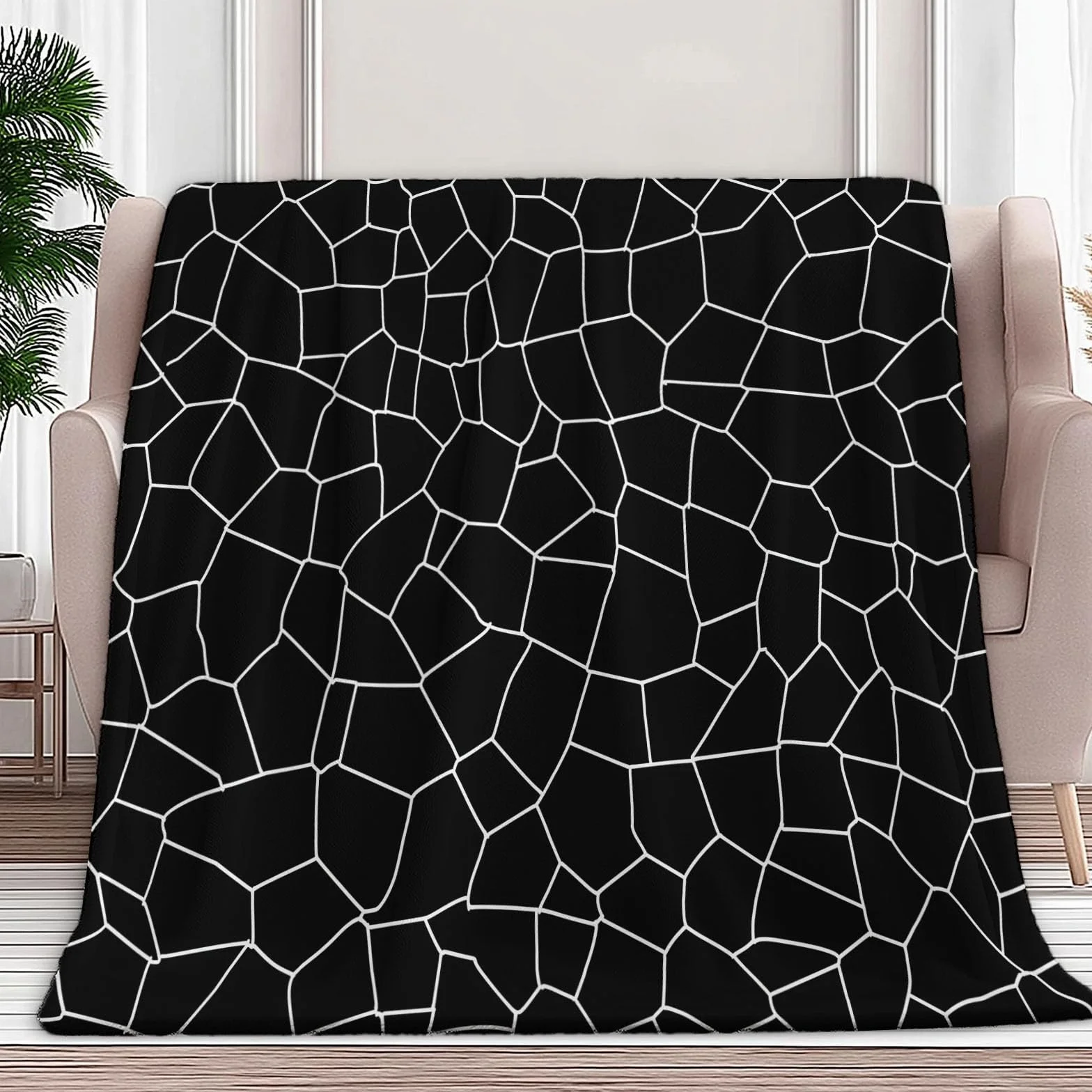 220 x 240 cm Koc polarowy Prosta tekstura, miękka puszysta flanelowa narzuta na łóżko na sofę odpowiednia dla dorosłych i dzieci pozostaje ciepła zima, czarny