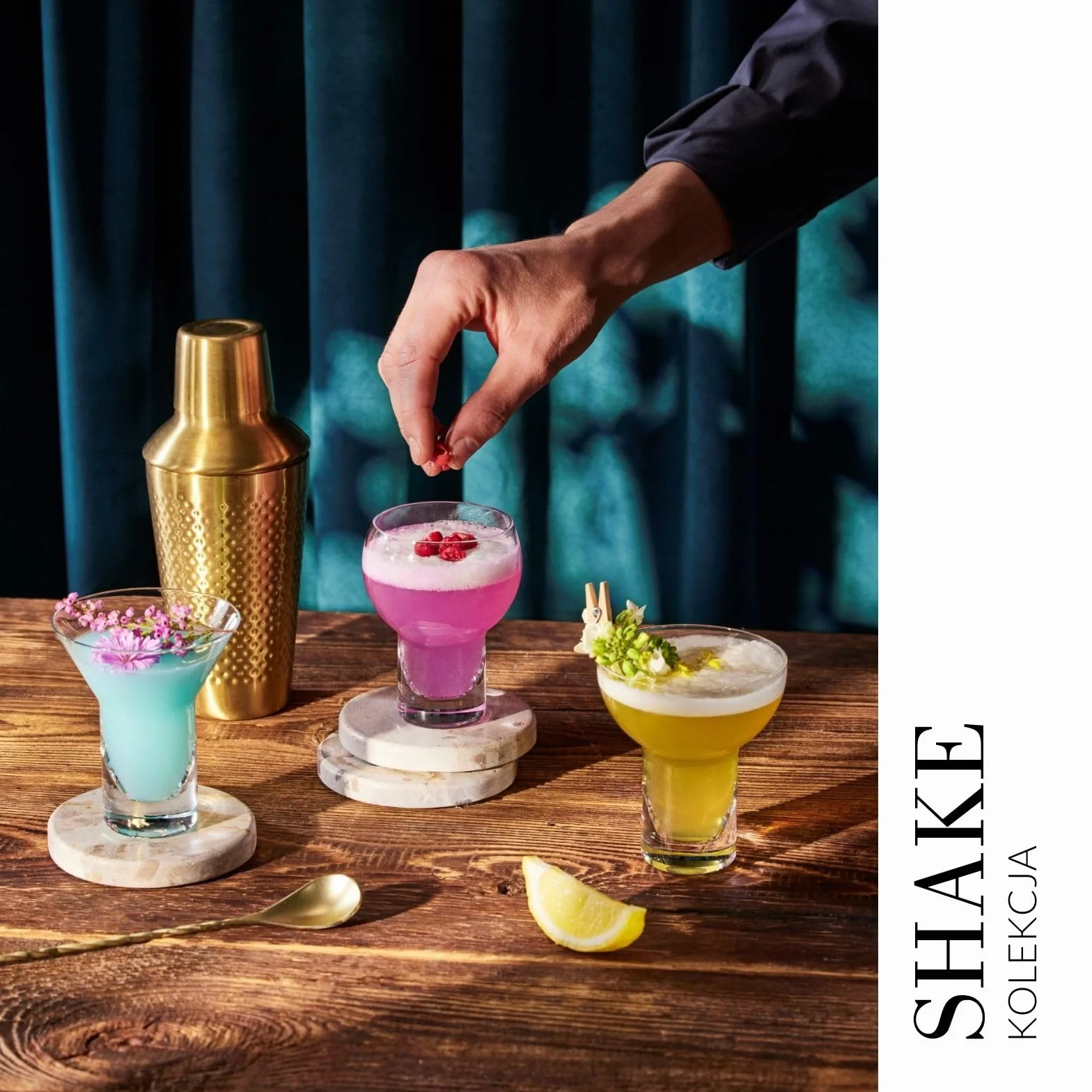 KROSNO Kieliszki Koktajlowe | Zestaw 3 szklanek | 190, 150, 200ml | Kolekcja Shake | Margarita i Martini | Szkło Crystalline | Idealne do restauracji i na przyjęcia w domu | Możliwość mycia w zmywarce