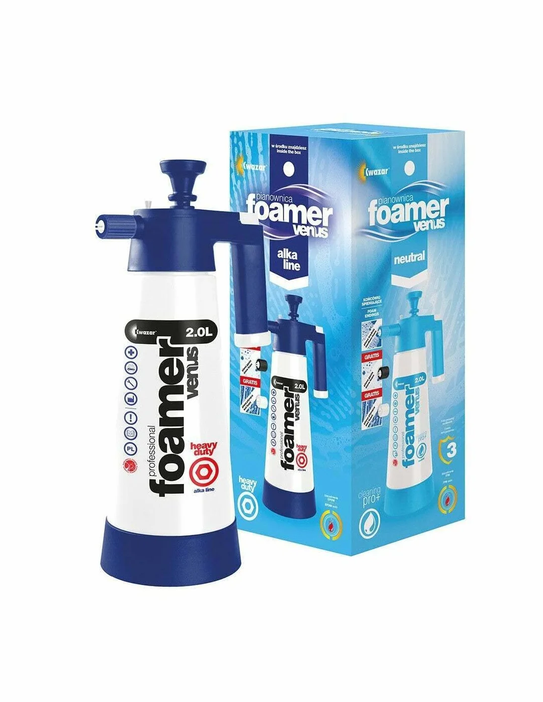 Kwazar DPZ Venus Super Foamer 2,0 l rozpylacz piany, pomarańczowy