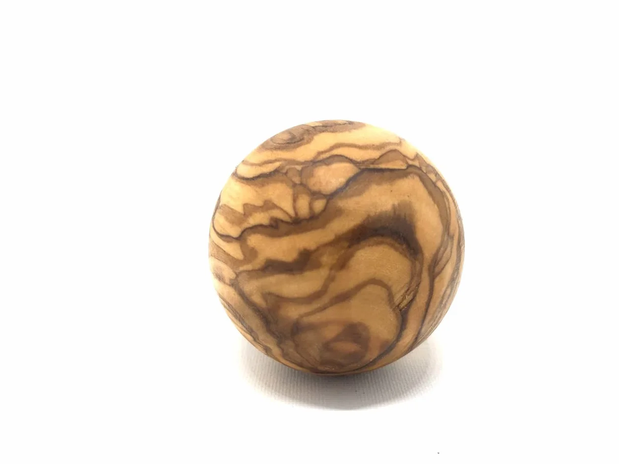 D.O.M. Kulki dekoracyjne z drewna oliwkowego – średnica ok. 5 cm