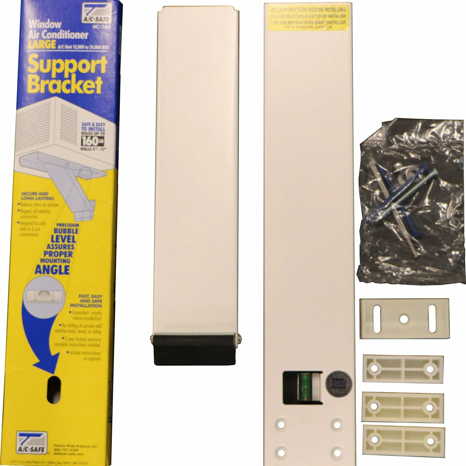 AC-Safe C Safe uniwersalny wytrzymały stalowy klimatyzator okienny AC-160
