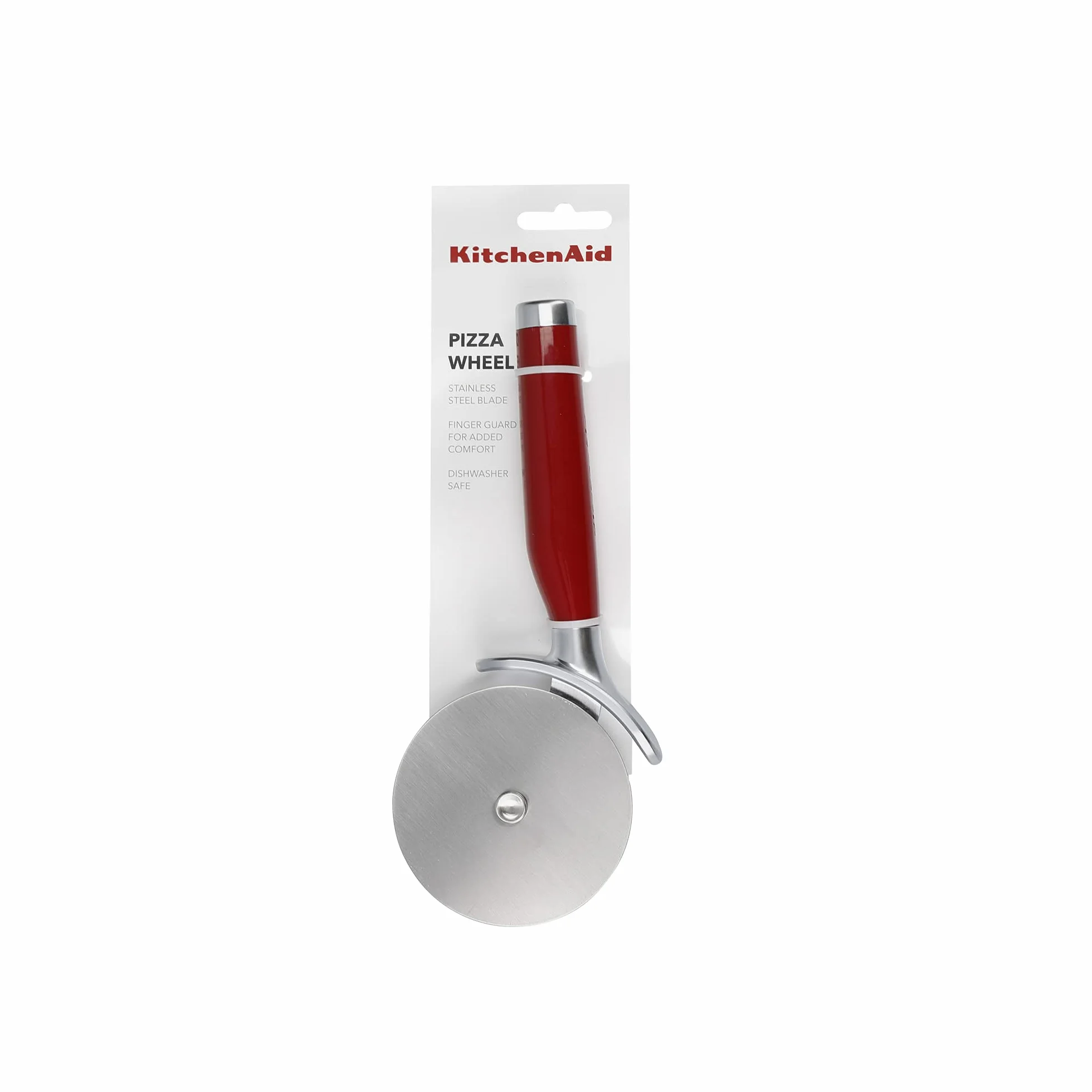 KitchenAid Nóż do Pizzy, Radełko, Stal Nierdzewna - Kolor Empire Red