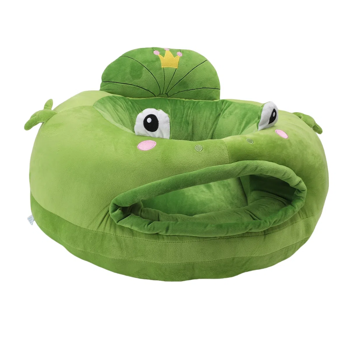 Jiawu Sofa do Siedzenia dla Dziecka, Miękka Pluszowa Sofa dla Dziecka z Kreskówek, Krzesełko do Siedzenia Niemowląt z Podparciem 360 Stopni Podparcia Pleców Niemowlęcia i Nauki (Styl 2)