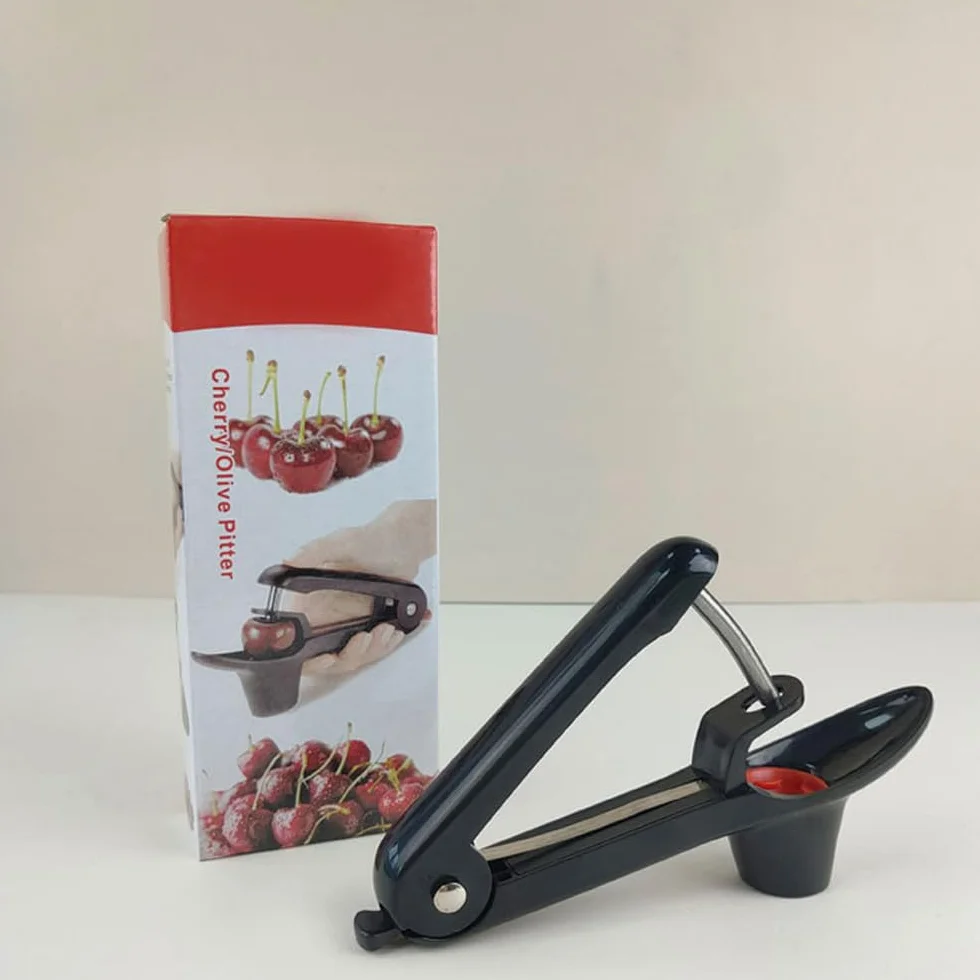 Drylownica do oliwek z wiśni – Pitter Remover Olive Corer Usuń Pit Nasiona Gadżety Stoner, kolor czarny