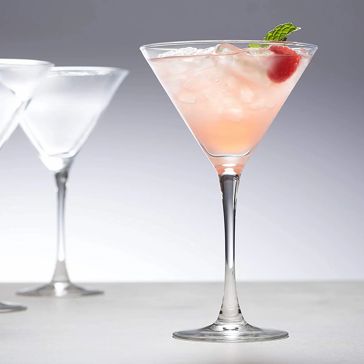 Royal Leerdam zestaw 4 kieliszków martini z przezroczystego szkła o pojemności 25 cl – eleganckie, wytrzymałe i nadają się do mycia w zmywarce