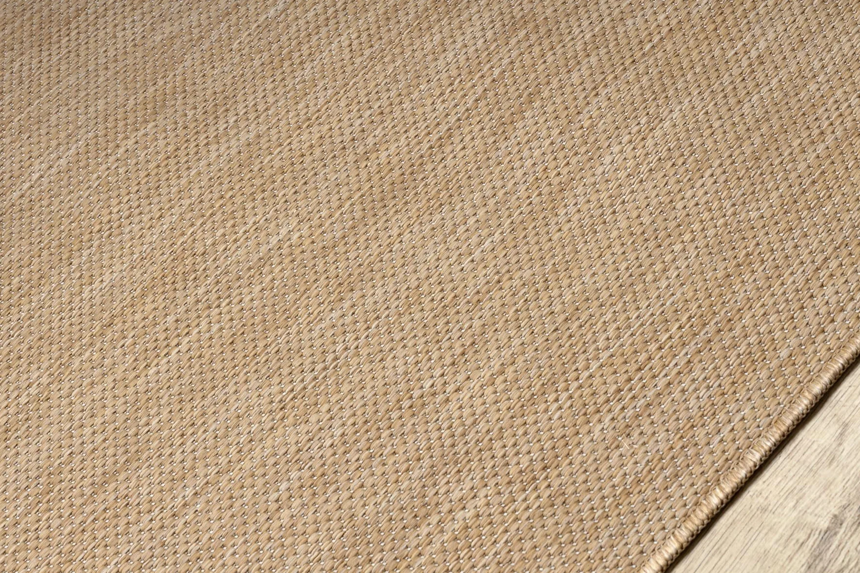 Bieżnik SISAL SION Melange płasko tkany Natural ekrü 80 cm 80 x 180 cm beżowy