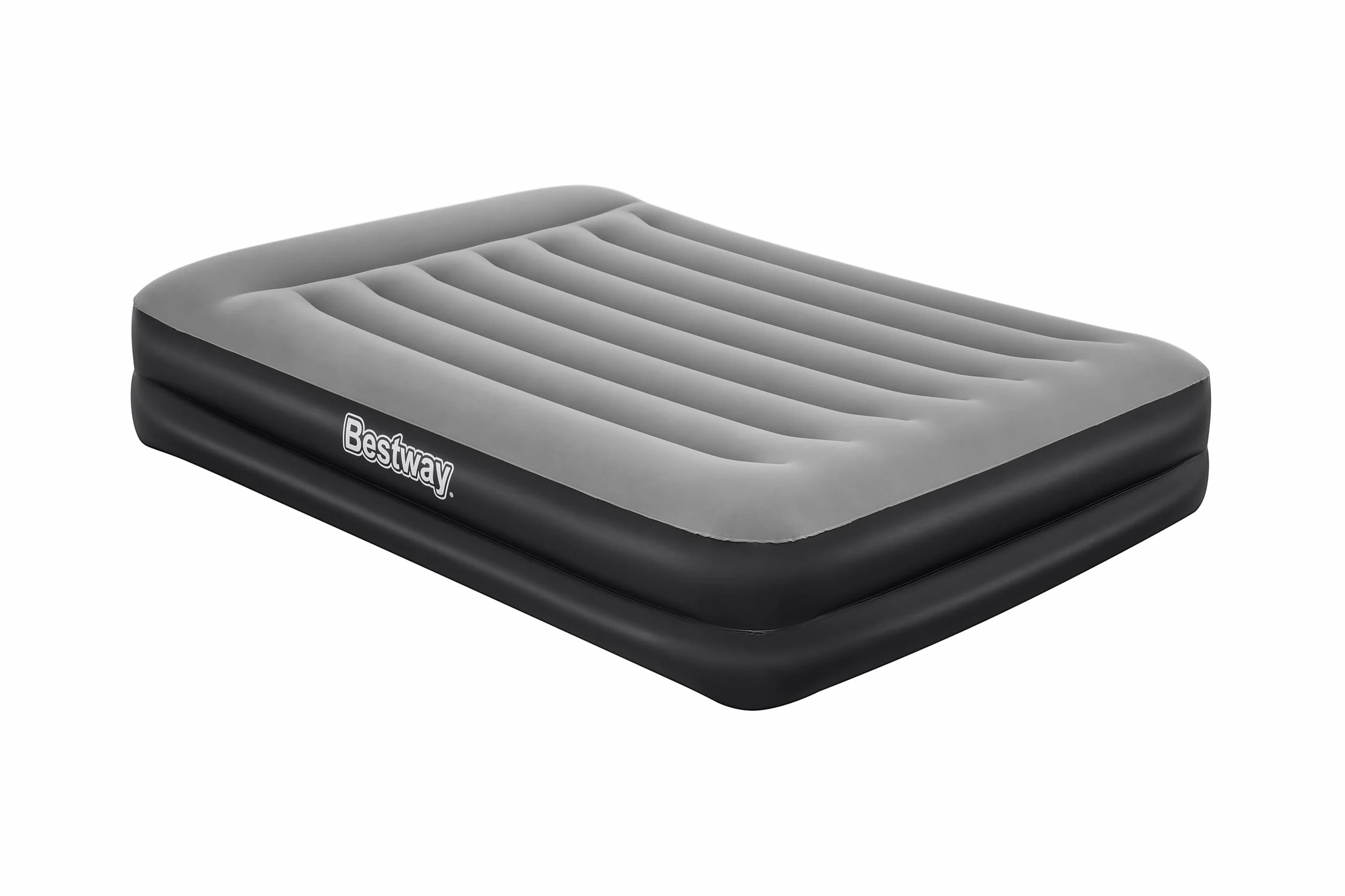 Bestway TriTech Aerolux materac dmuchany ze zintegrowaną pompą elektryczną Double XL/Mid 203 x 152 x 46 cm