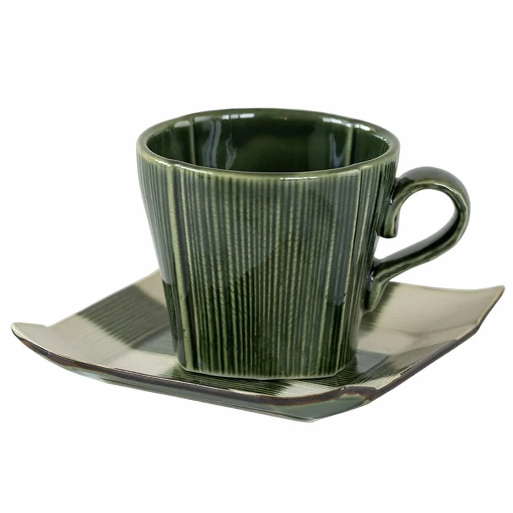 Kubki Ceramiczny kubek do kawy zestaw filiżanek herbaty i spodka, kubki na herbatę z mlekiem, 200 ml / 6,7 uncji Filiżanka Herbatyi