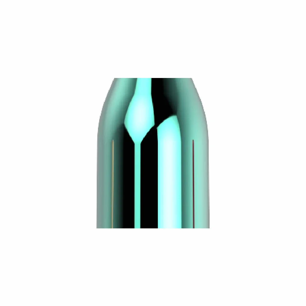 L-Style - Kolczyki do szampana - Premium metal kolor niebieski