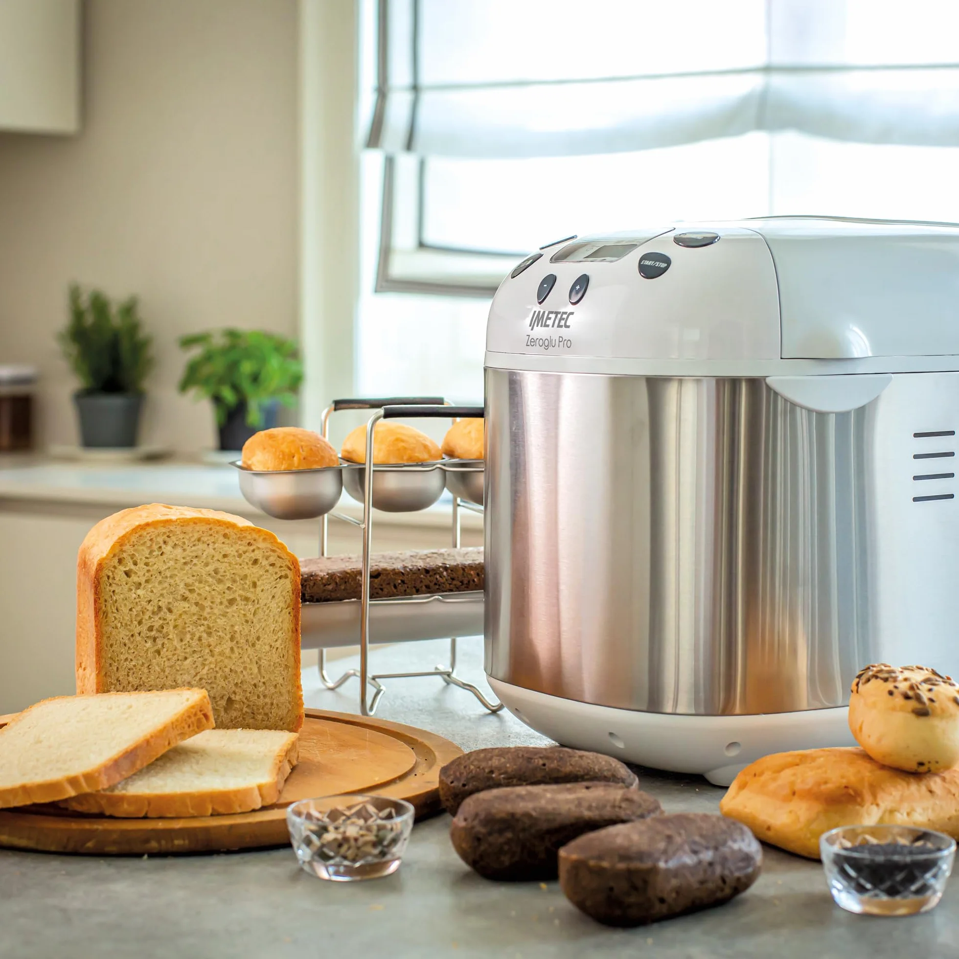 Imetec 7916 Zero-Glu Pro urządzenie do bezglutenowego chleba 20 programów