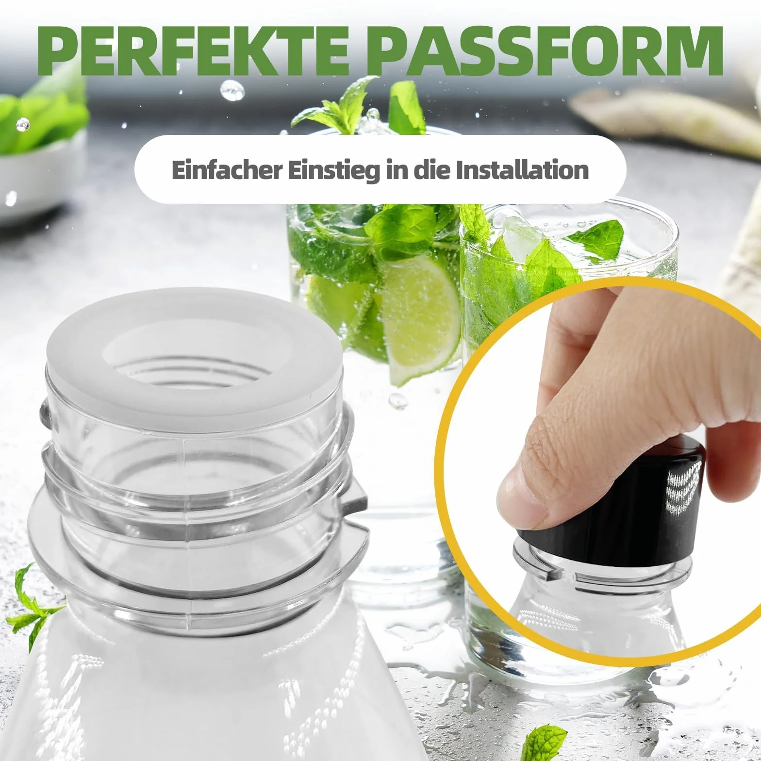 Uszczelka O-Ring Do Butelek PET Kompatybilna Z Sodastream D57 - Zamiennik, 10 sztuk