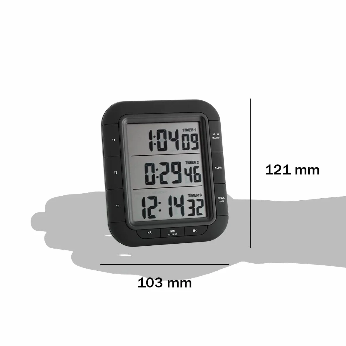 TFA Triple Time Xl cyfrowy timer