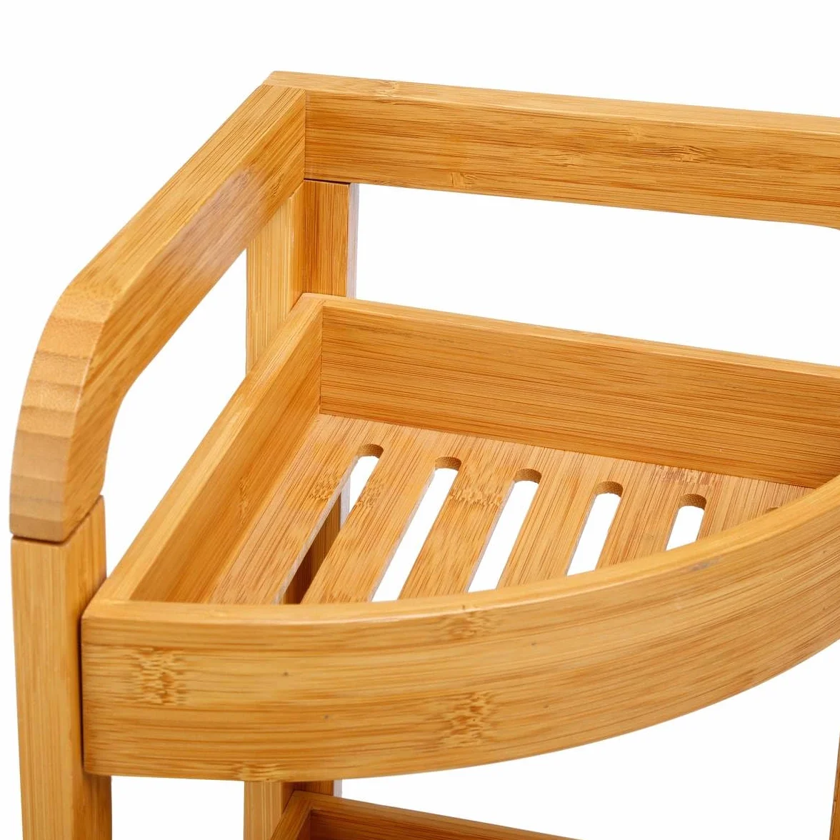 5five - Stojak narożny 3 Poziomy 23cm bambus