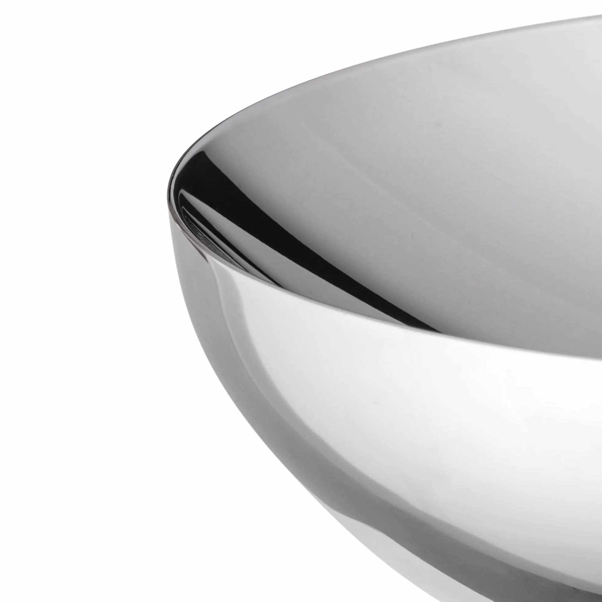 Alessi Podwójna miska (DUL02/32), srebrna, 32 cm