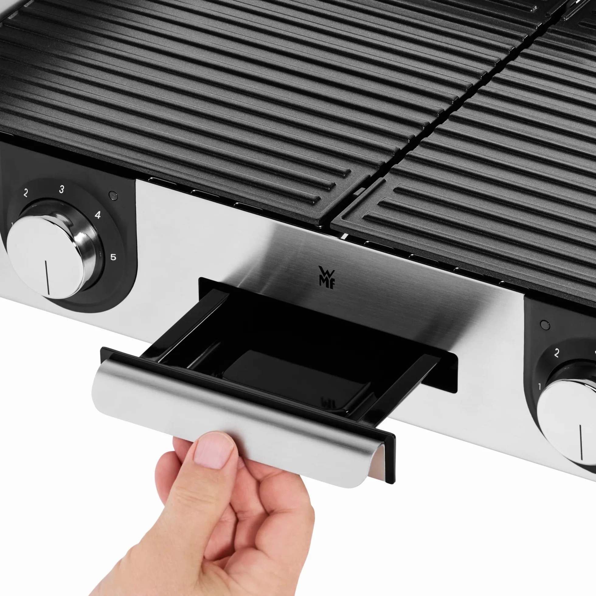 Wmf Compact Grill Elektryczny, Czarny/Srebrny, 28 x 50 cm
