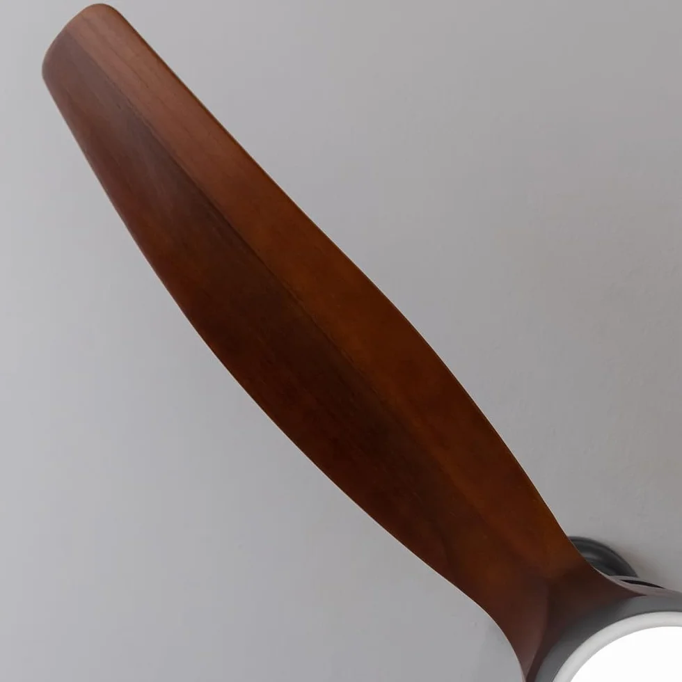 Cecotec - EnergySilence Aero 5275 DarkWood 40 W i 52" wentylator sufitowy, źródło światła, silnik prądu stałego, pilot, oświetlenie LED o podwójnej wysokości, timer, tryb zima-lato