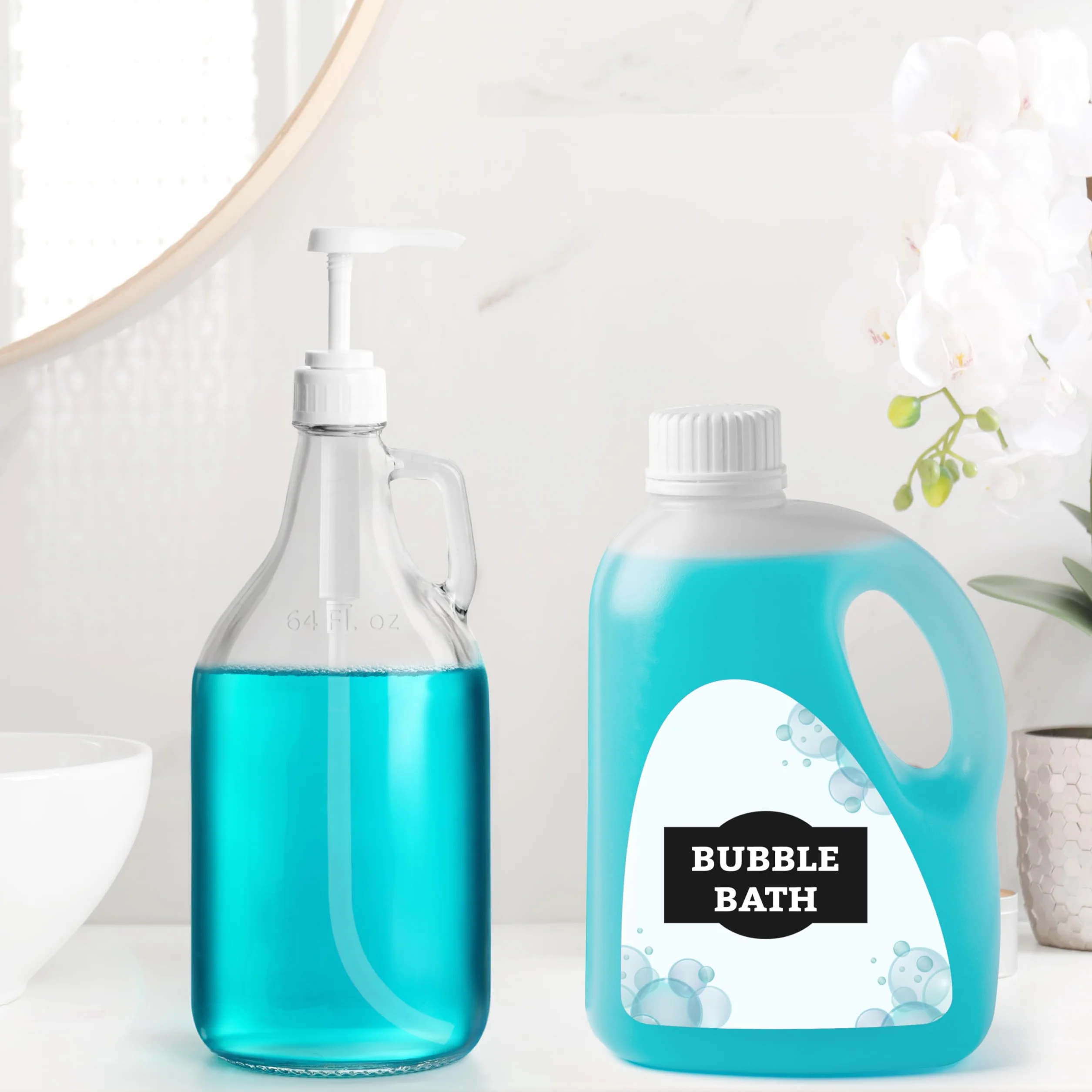 Winter Shore 1,9L Szklana Butelka z Dozownikiem Twist-&-Lock 64 Fl. oz
