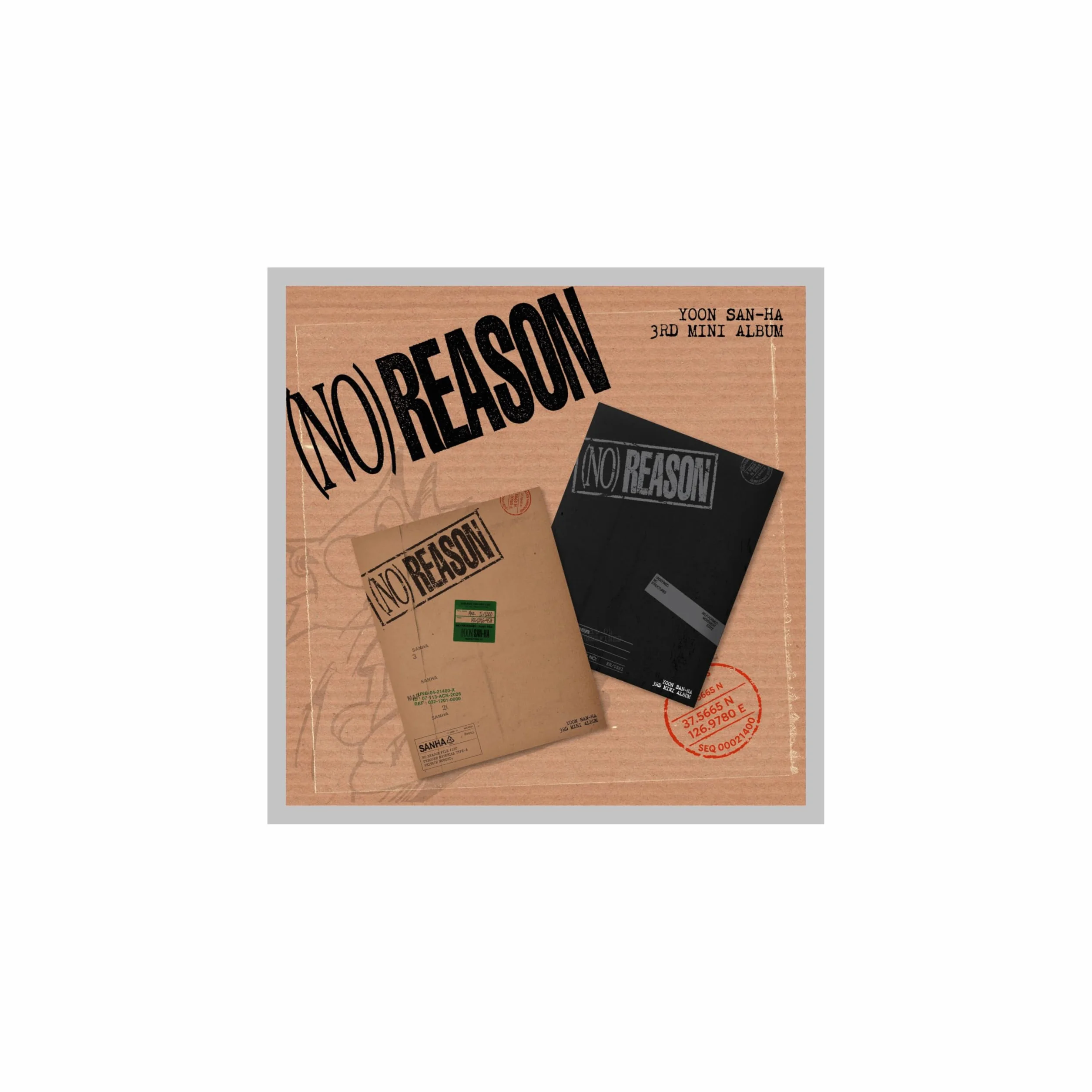 ASTRO Yoon Sanha No Reason 3. mini album standardowy 2 wersja zestaw (niezdefiniowany+niezwiązana płyta CD+PhotoBook+pocztówka+polaroid+karta fotograficzna+etykieta+śledzenie