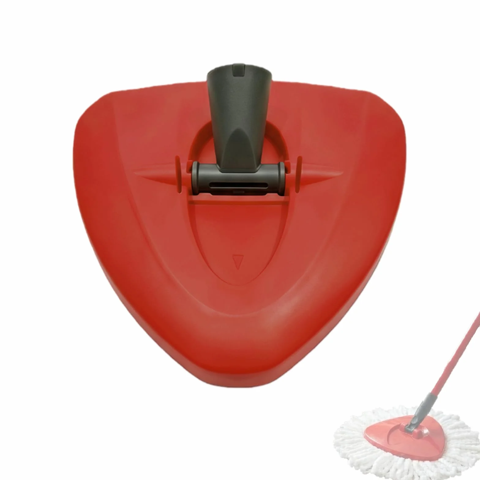 Zapasowa Podstawa Plastikowa do Mopa Obrotowego – Wymienna Baza do Mopa Trójkątnego, Mop Obrotowy Akcesoria, Podstawy Mopa do Podłóg, do Obrotowego Mopa z Mikrofibry EasyWring (System Jednokomorowy)