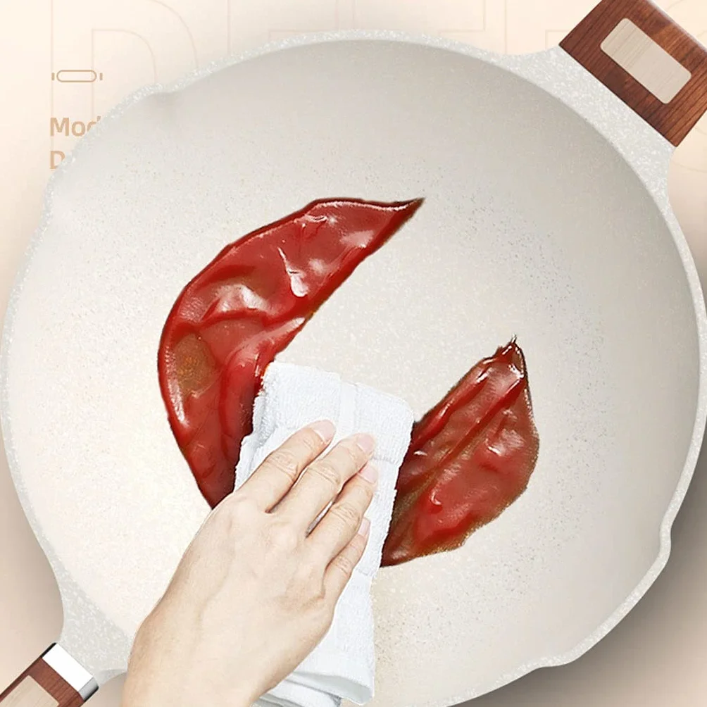 Nieprzywierająca patelnia Patelnia Nonstick Patelnia do jajek Patelnia do omletów Naczynia kuchenne Powłoka granitowa Nieprzywierająca patelnia z pokrywką Białe patelnie Nonstick