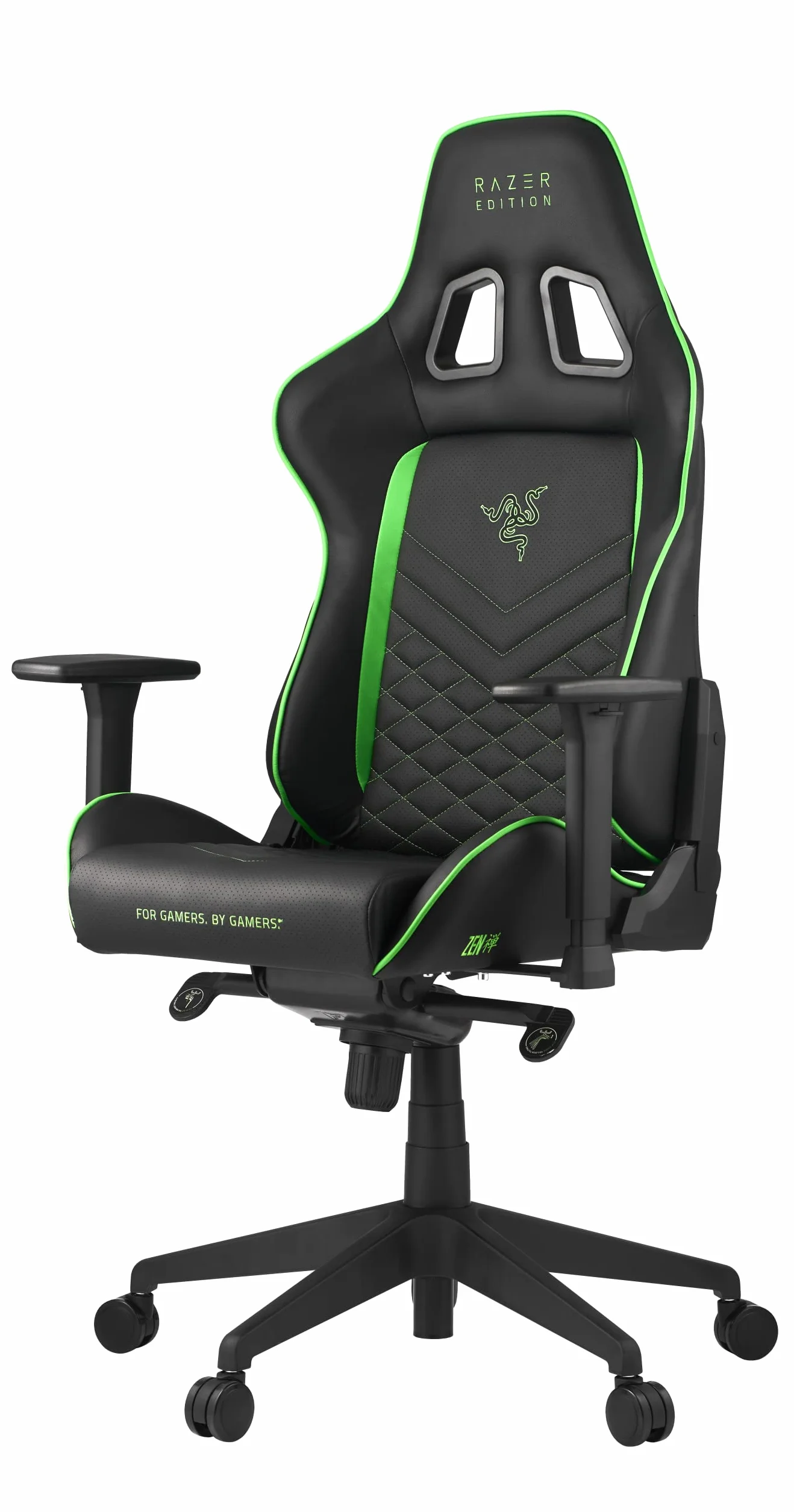Razer Tarok Pro Krzesło Biurowe, Metal, Czarny/Zielony, 70 x 54 x 136cm