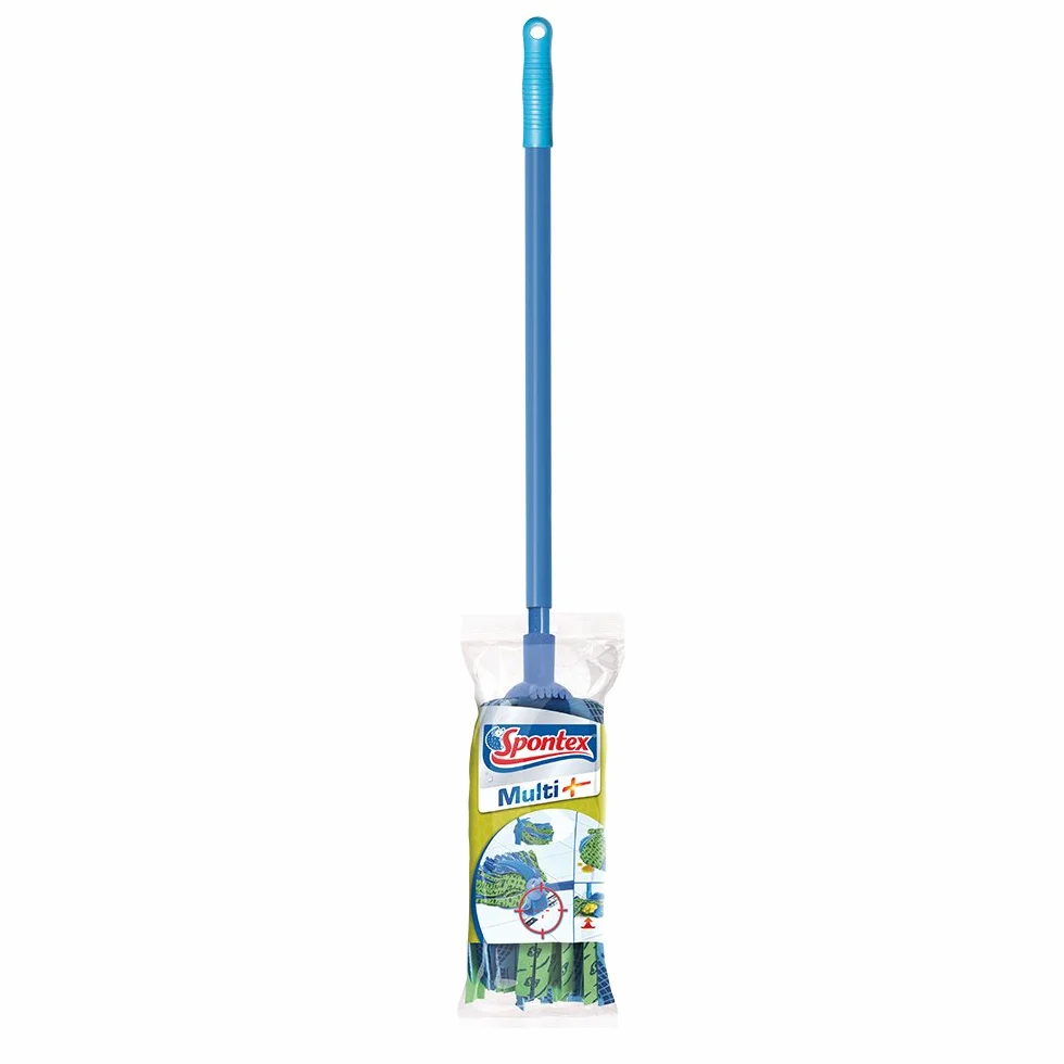 Spontex Multi+ mop z gąbką i paskami do szorowania do podłóg