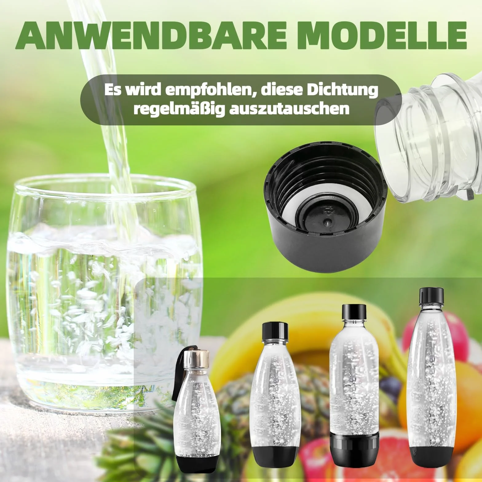 Uszczelka O-Ring Do Butelek PET Kompatybilna Z Sodastream D57 - Zamiennik, 10 sztuk
