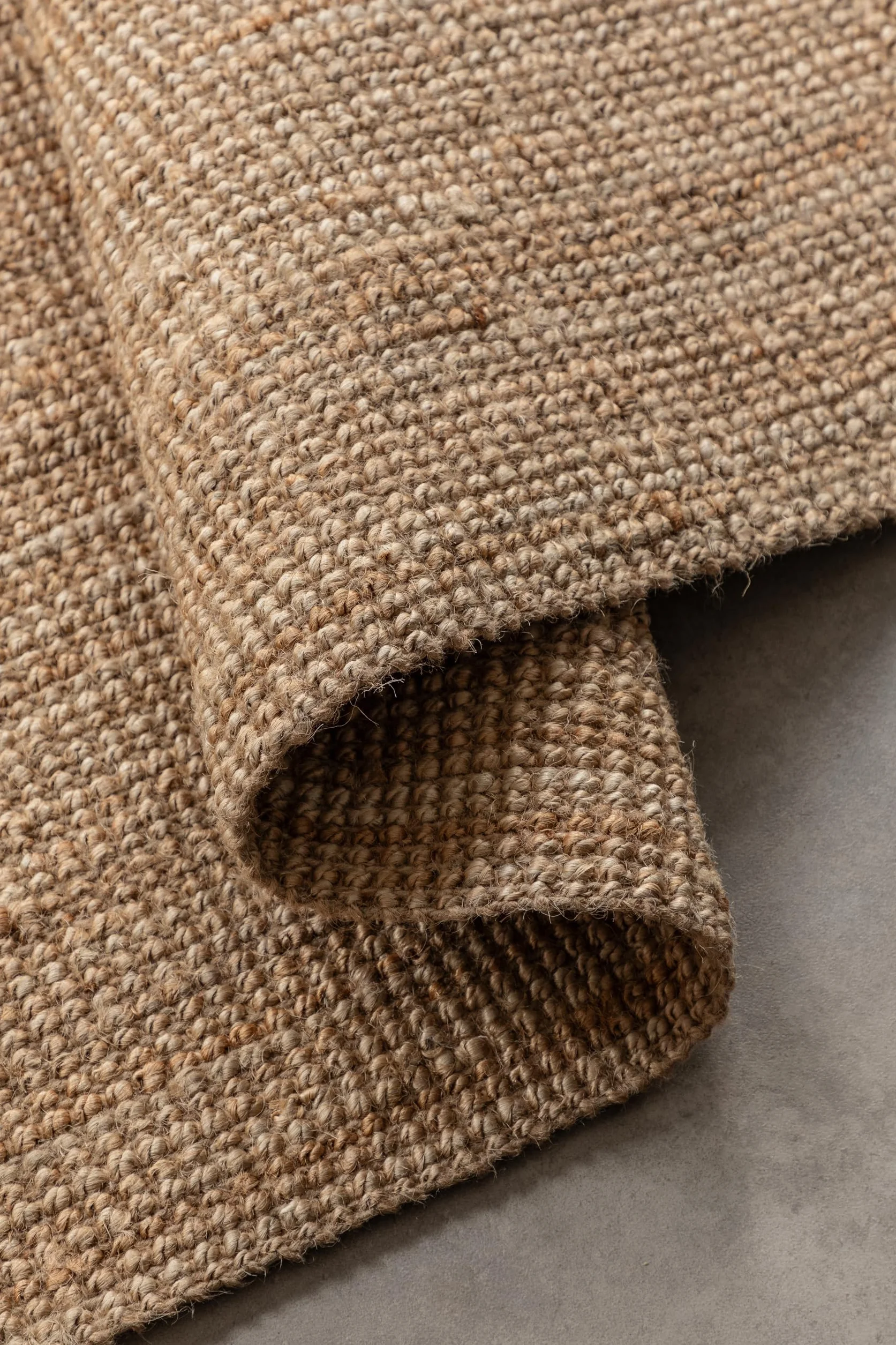 Hanse Home Dywan jutowy – naturalny dywan do salonu, w 100% z juty – ręcznie tkany i naturalny – styl boho, z naturalnych włókien, dywan jutowy do salonu, sypialni, jadalni – naturalny złoty, 80 x 200