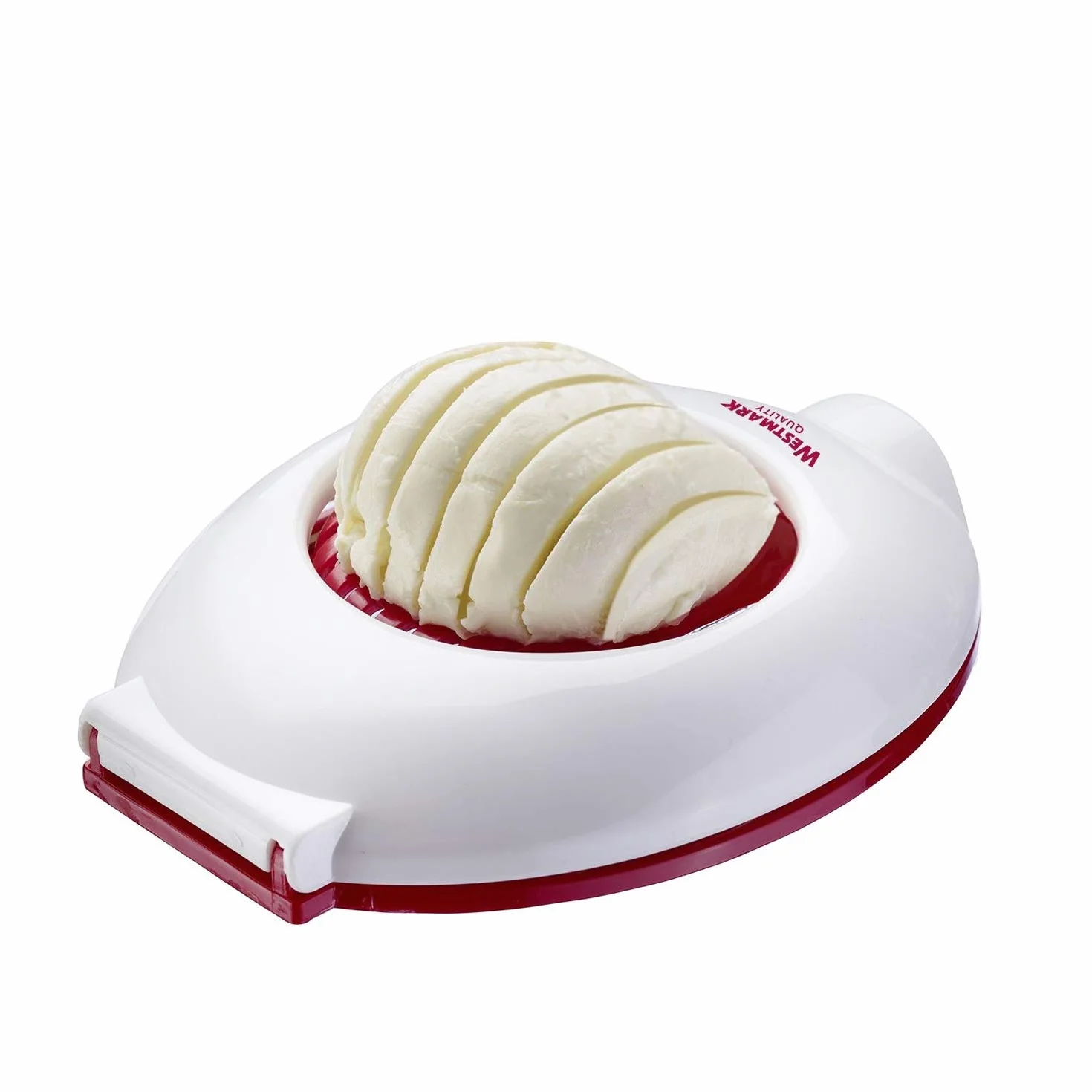 Westmark Krajalnica do mozzarelli, Pojedynczo naciągane druty ze stali nierdzewnej, Tworzywo sztuczne/Stal nierdzewna, Caprese, Czerwony/Biały, 11642260