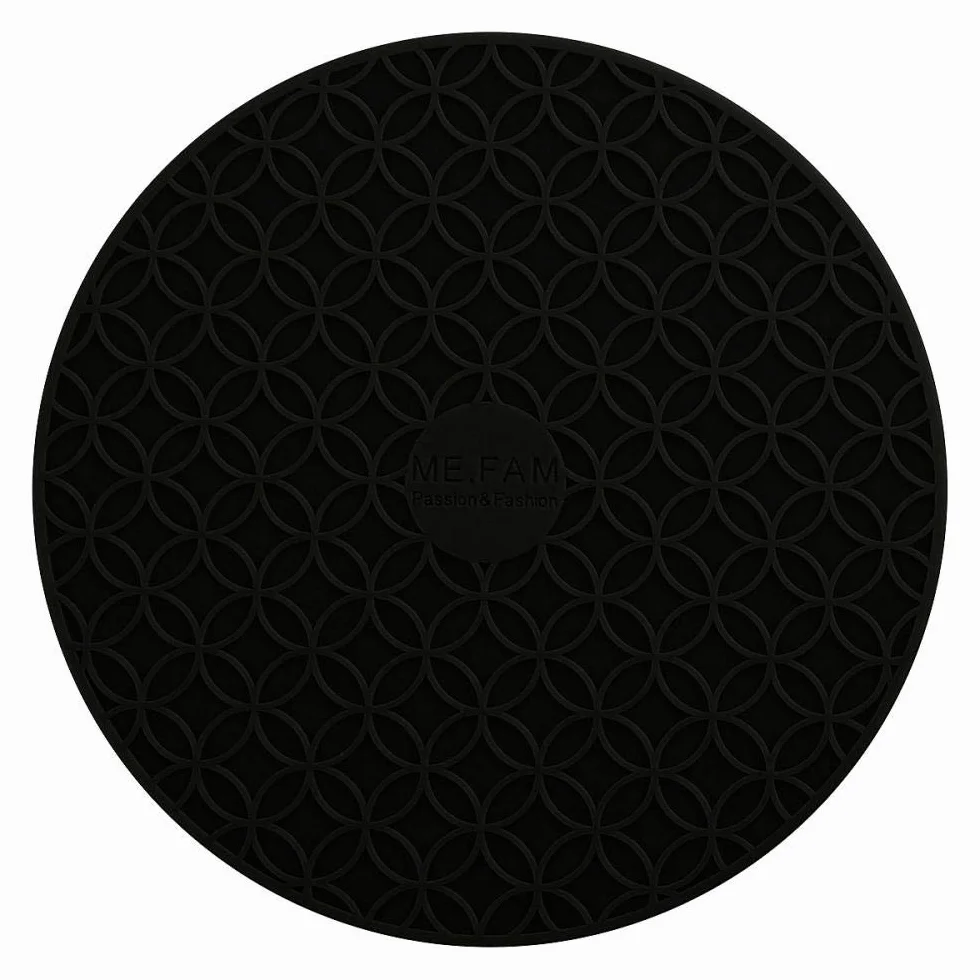 Podkładki silikonowe pod garnki miski na stół izolacyjne - 3 sztuki niebieskie(Placemat 3 Pieces black)