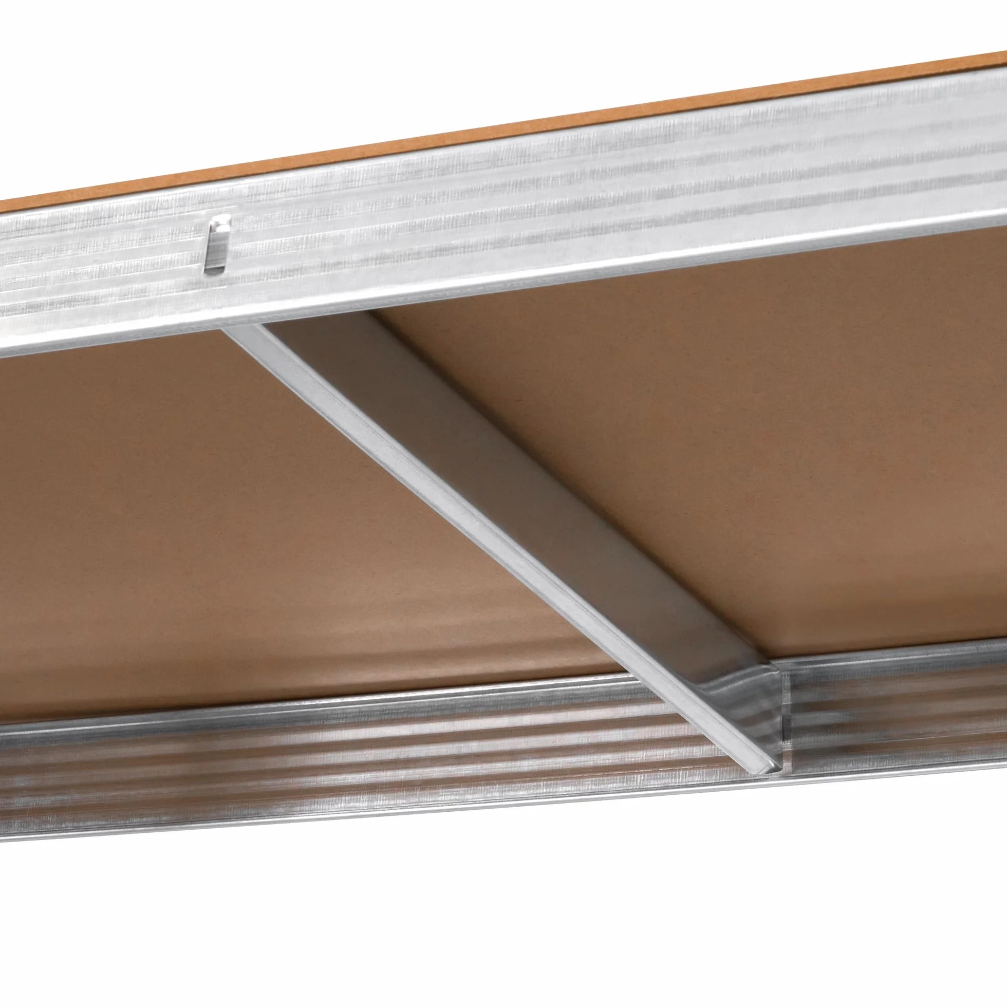 Rebel Regał Metalowy Magazynowy Garażowy 5 Półek 180x90x40 Srebrny RB-1256
