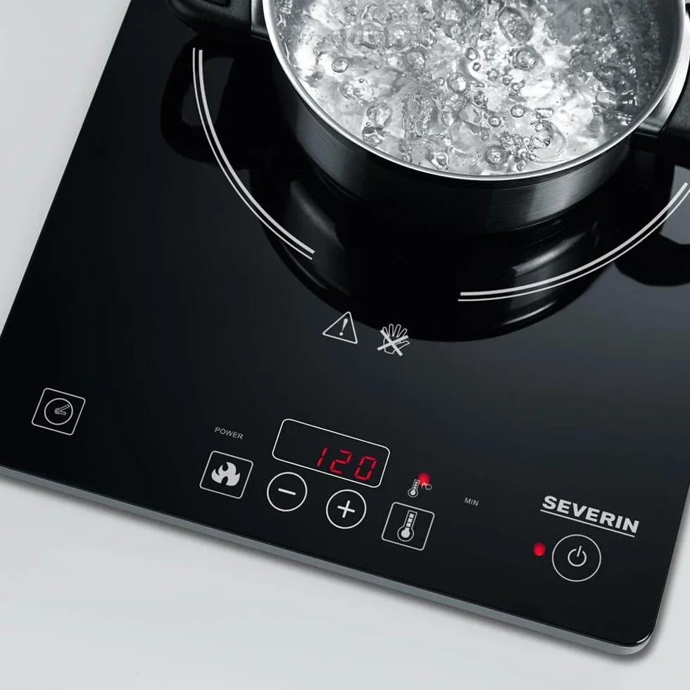 Severin Płyta Indukcyjna, Czarny, Ø 22 cm, 2000W 230V